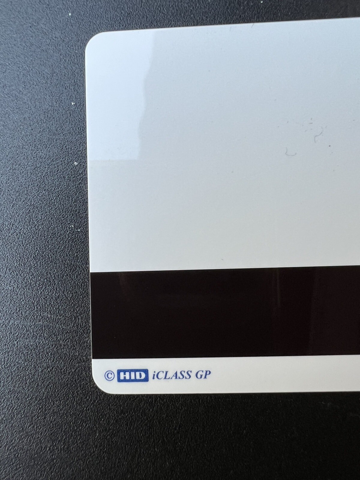 HID 2003NG1NN iCLASS 32K/2 NON-PRGMD F-GLOSS B-GLOSS NO#, NO SLOT W/MAG