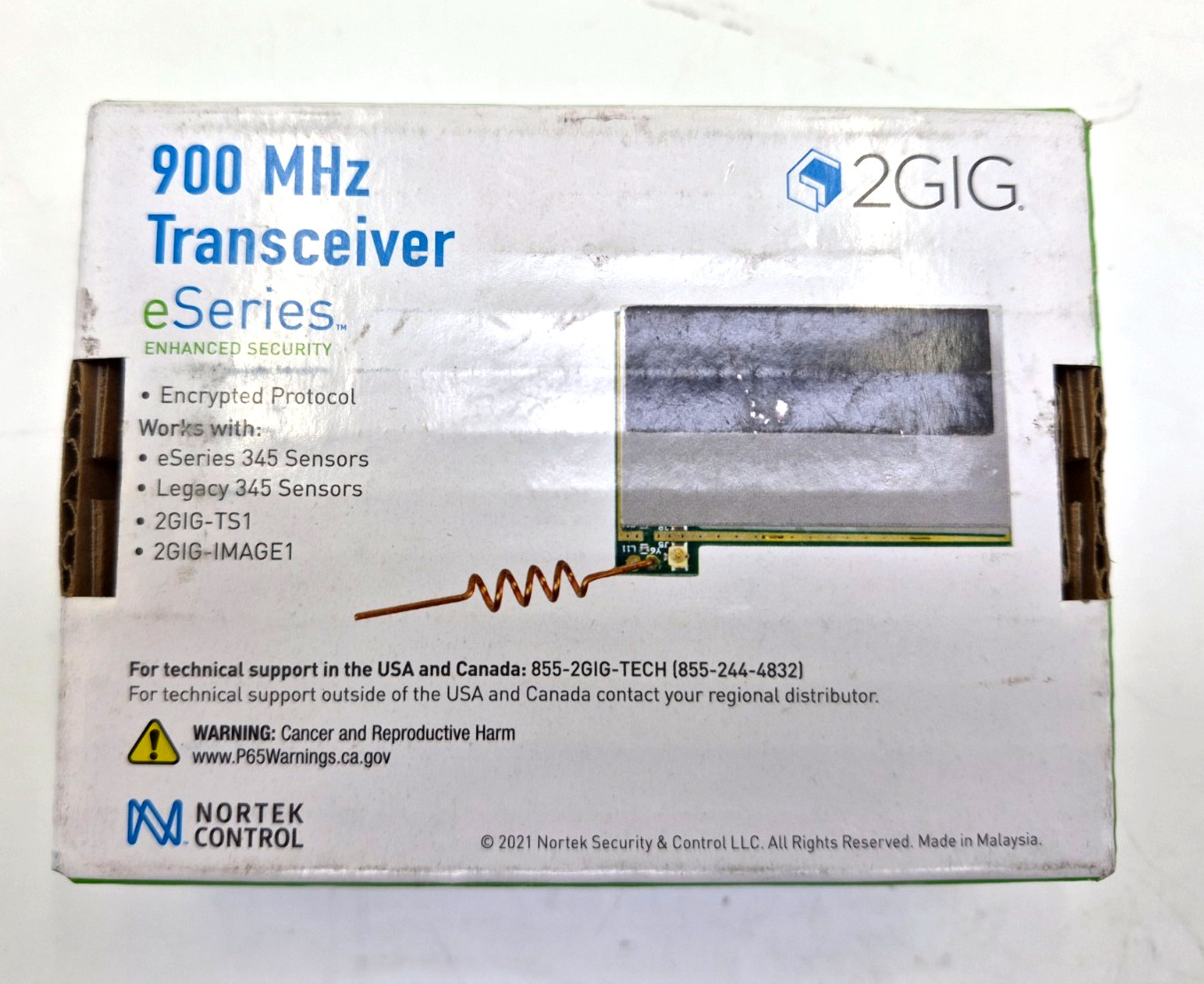 2GIG 900MHz Encrypted Wireless Transceiver 2GIG-XCVR2E-345