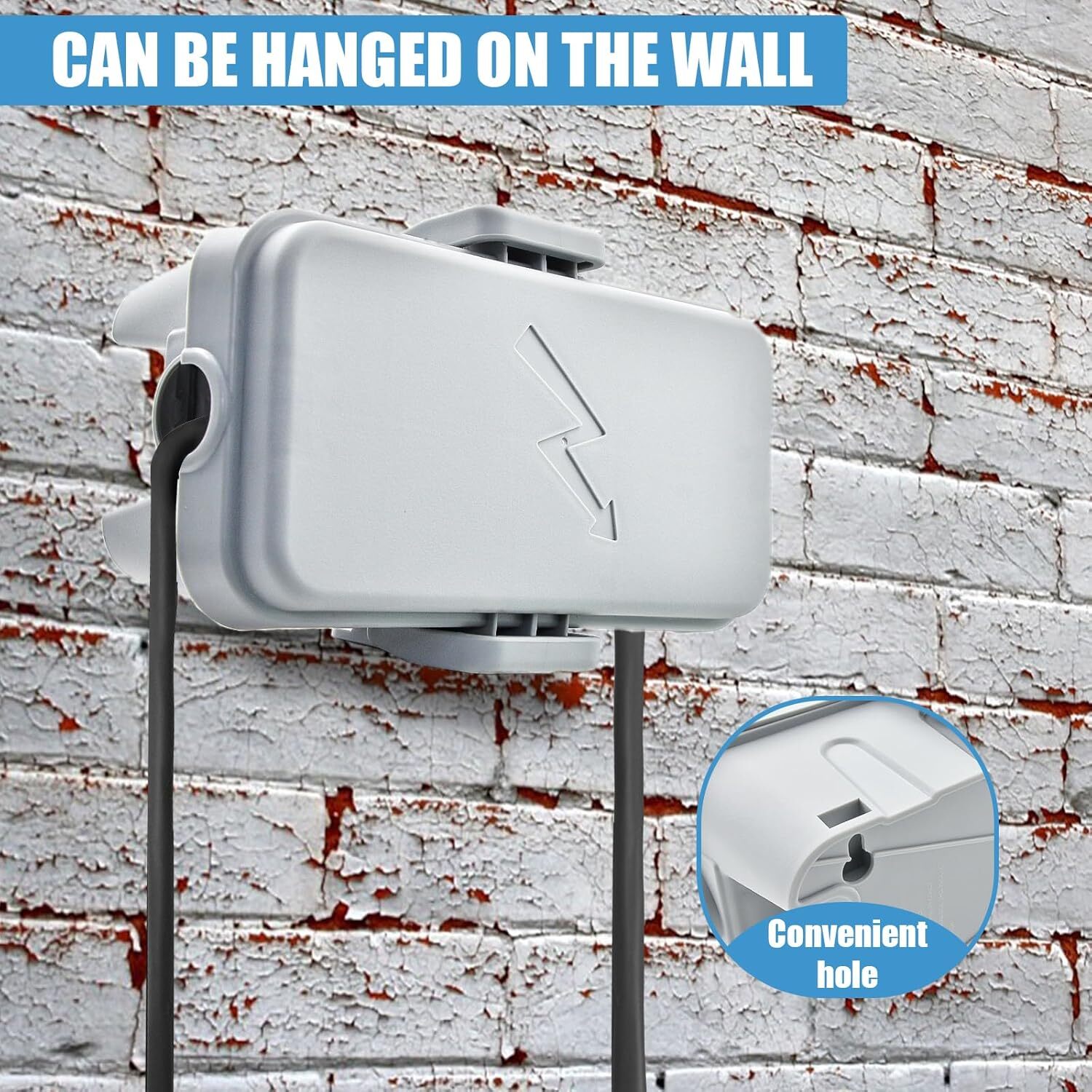 Hrensaw Small Weatherproof Electrical Connection Box(6 x 3.5 x Grey