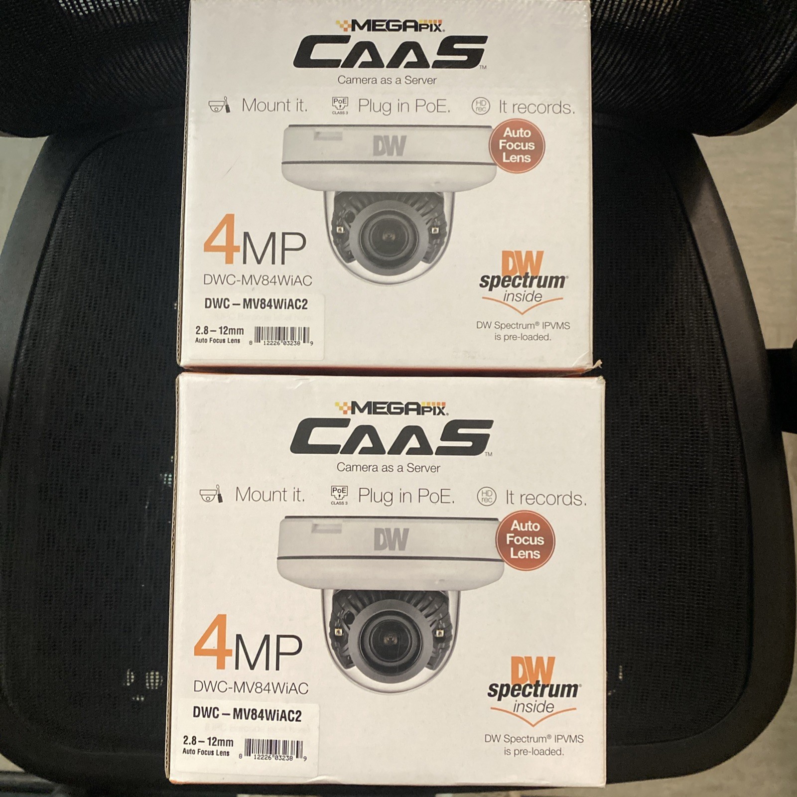 DWC-MV84WiAC2 Surface mount Dome IP Camera. 4 Mp Network IR Dome, 2.8-12mm