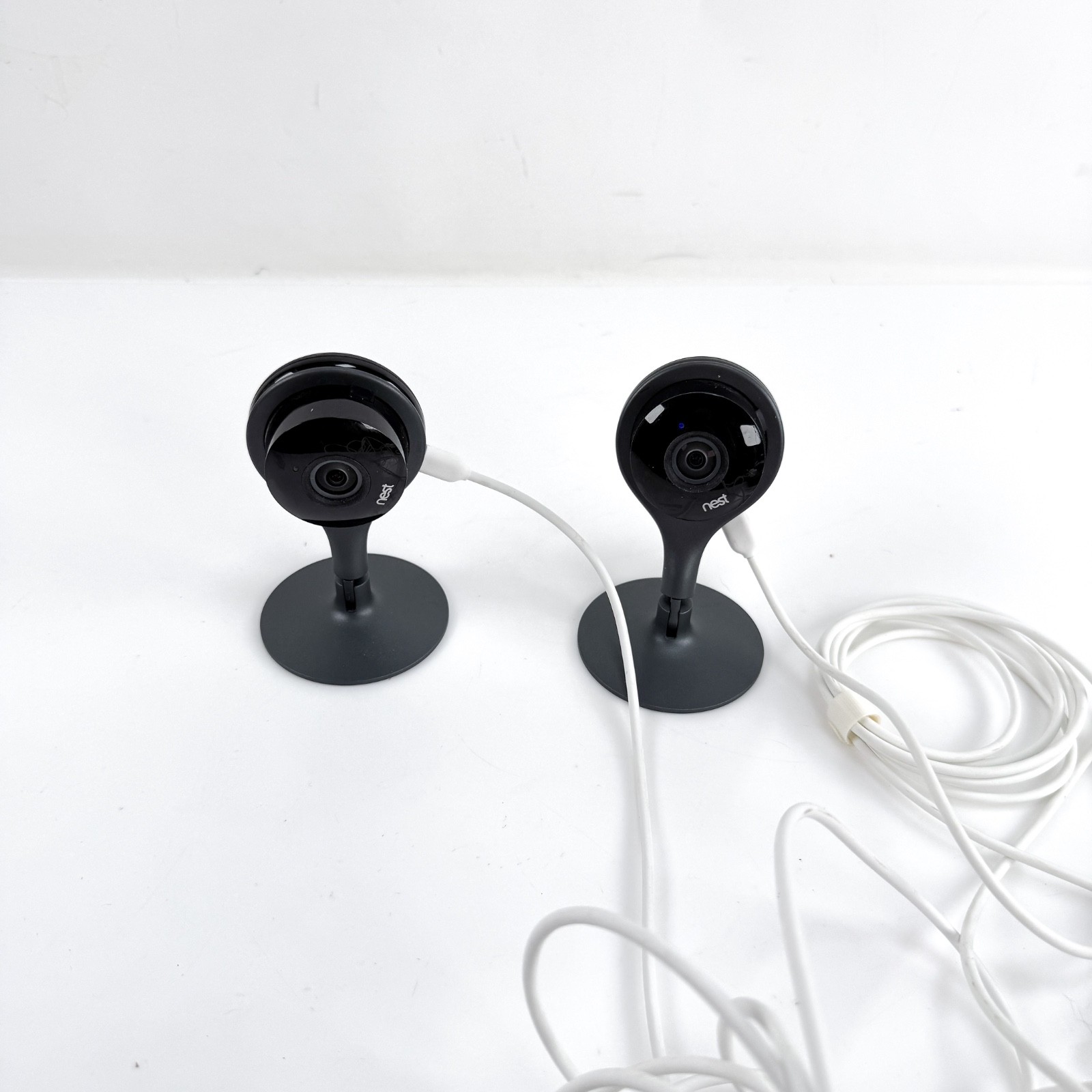 Lot of 2 Google Nest 1st Gen Indoor Cam Security Camera A0005 – Tested