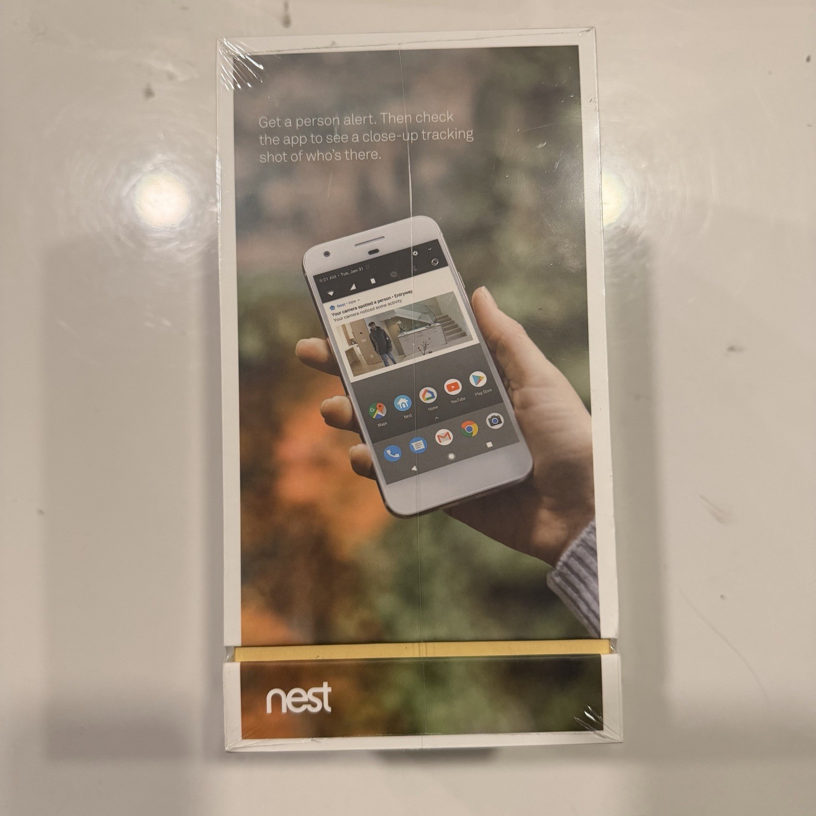Nest Cam IQ Indoor 4k Sensor For Clear 1080p Video HDR NC3100US A0053 Sealed