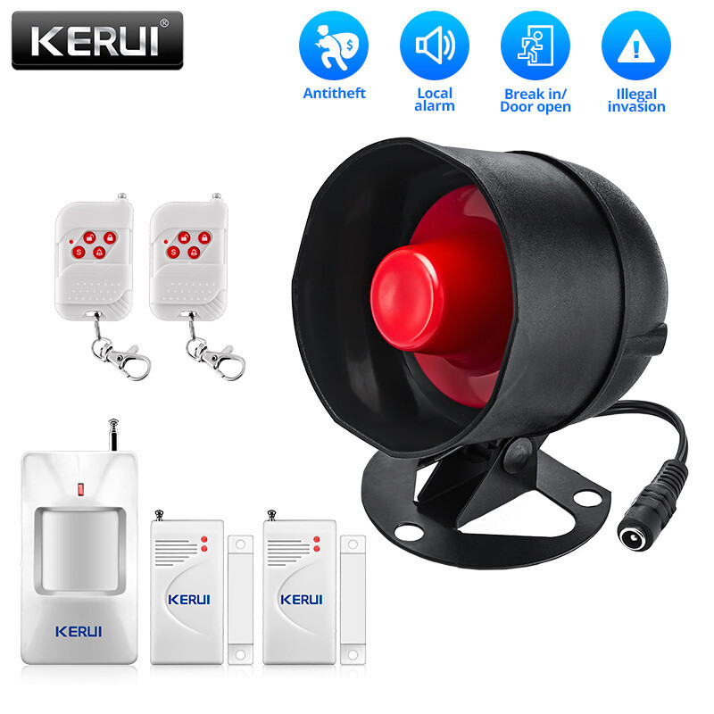 KERUI Wireless Home Security Alarm System 110db Loud Anti-theft Door Sensor USA