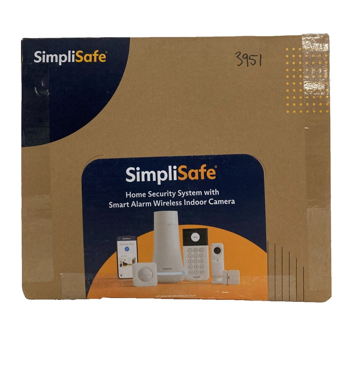 SimpliSafe Home Security System Indoor Camera 8 Piece Kit