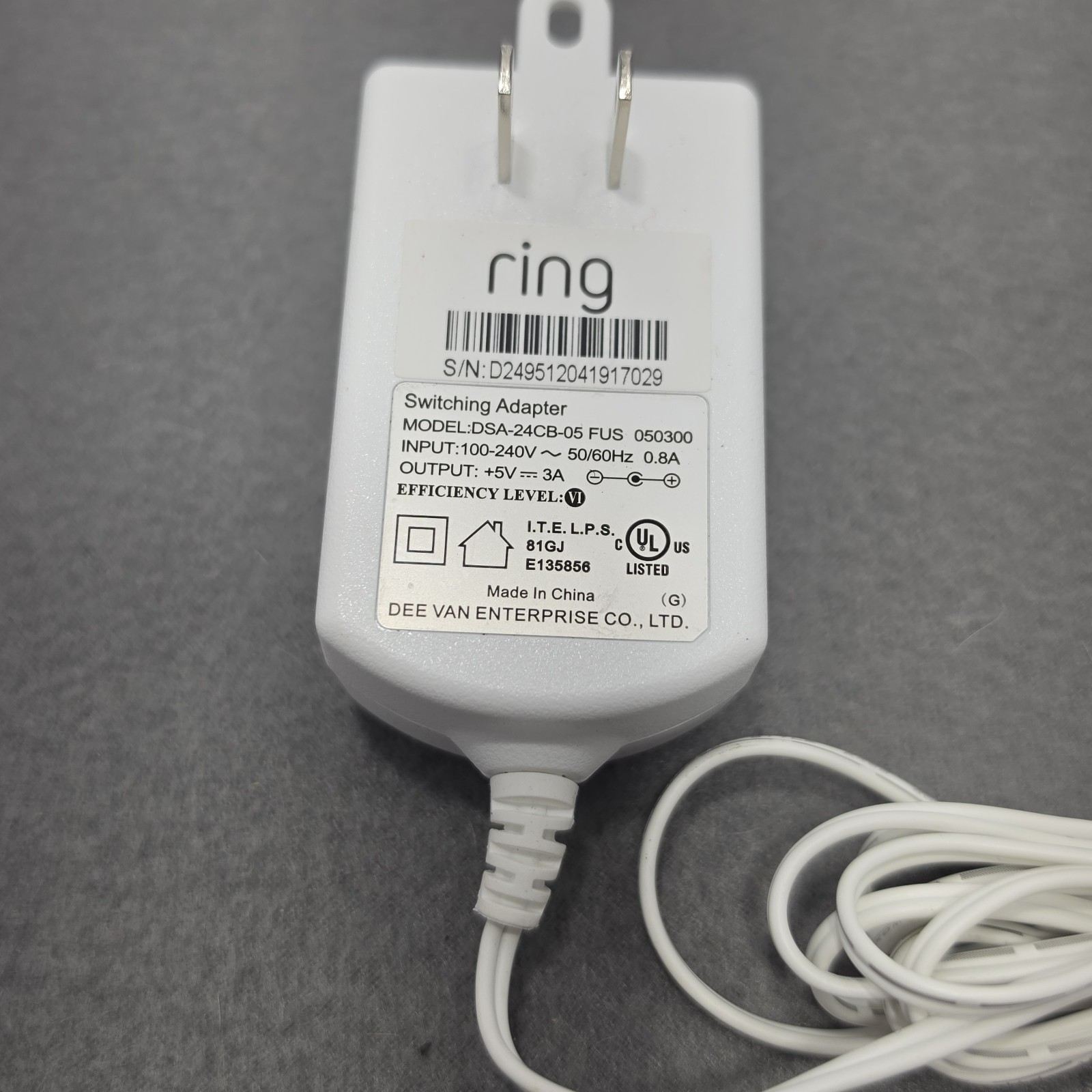 Ring Alarm Home Security System Base Station 4HB1S70EN0 UNKNOWN REGISTRATION J