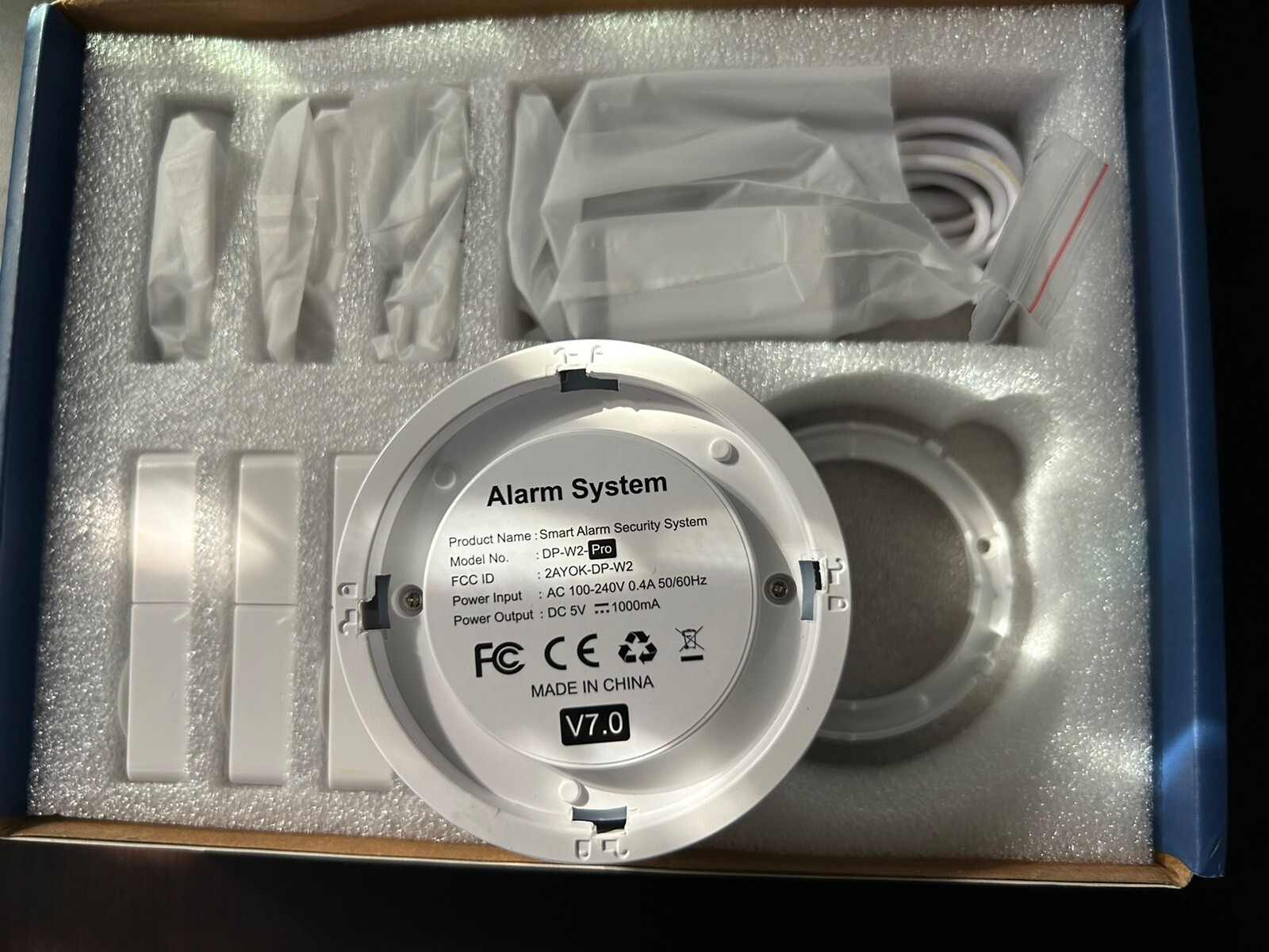 tolviviov Wireless Home Security 8 Piece Set Alarm Security System Smart App