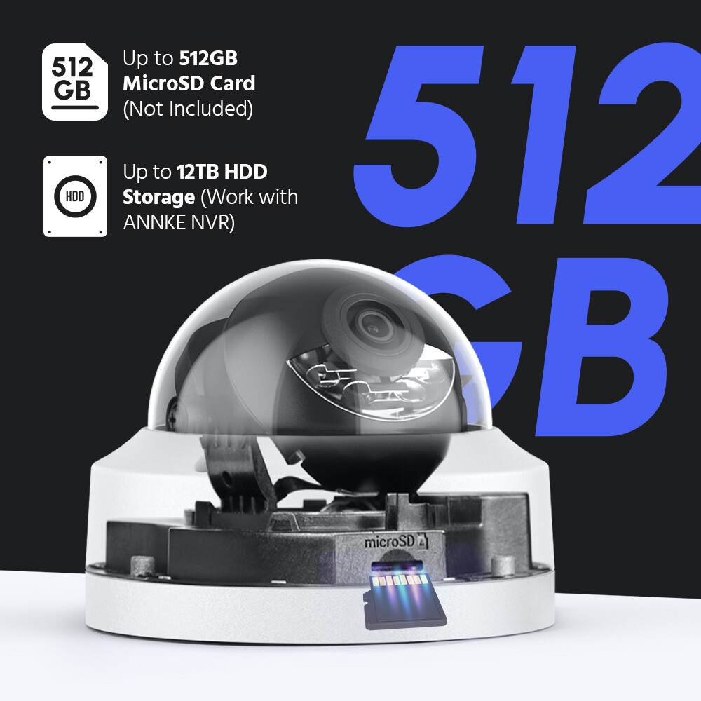 ANNKE 32CH NVR 12MP Audio POE Security Camera System Outdoor Color Night IP67 AI