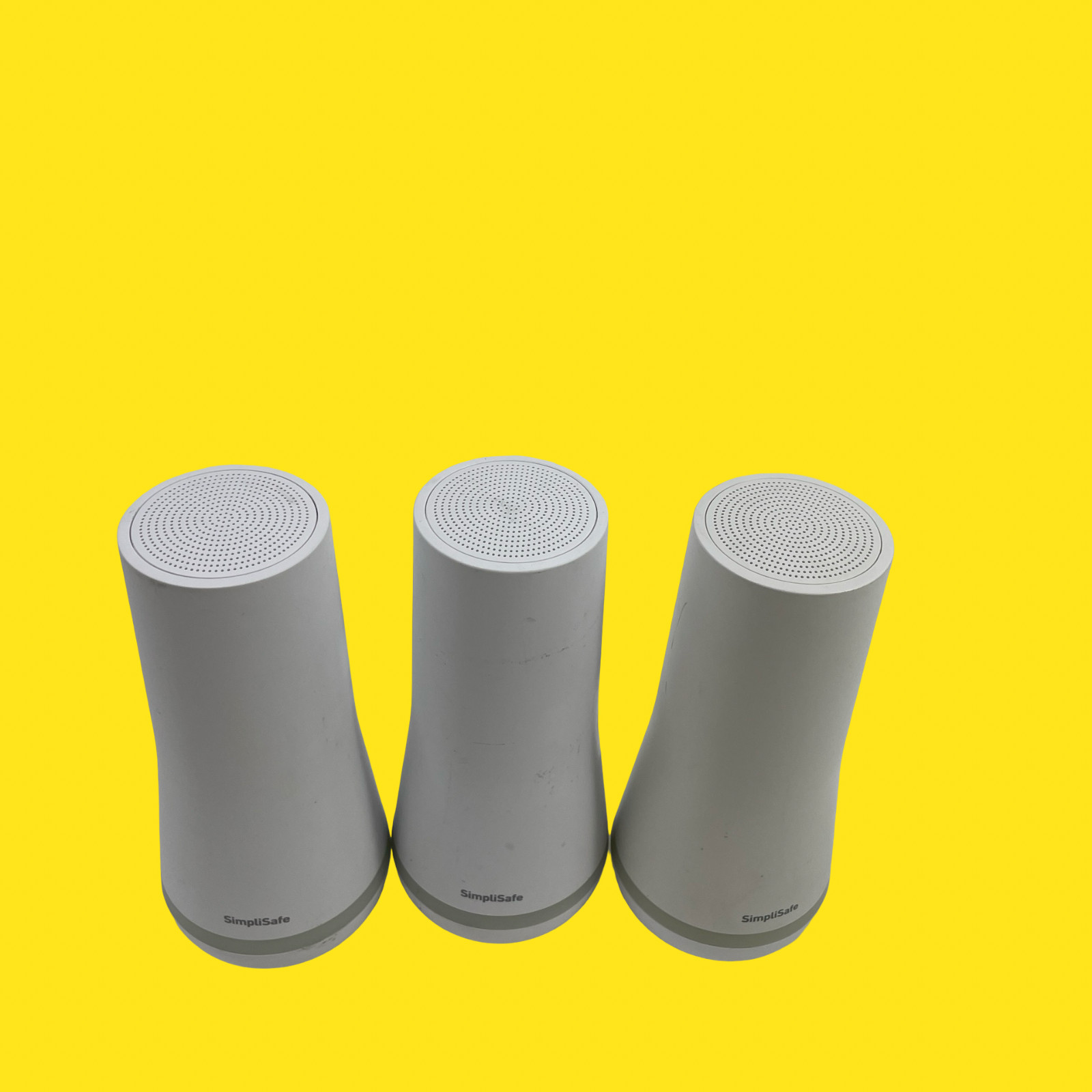 LOT OF 3 SimpliSafe SSBS3 Home Security Base Station White #2030 Z38/2 (AD)