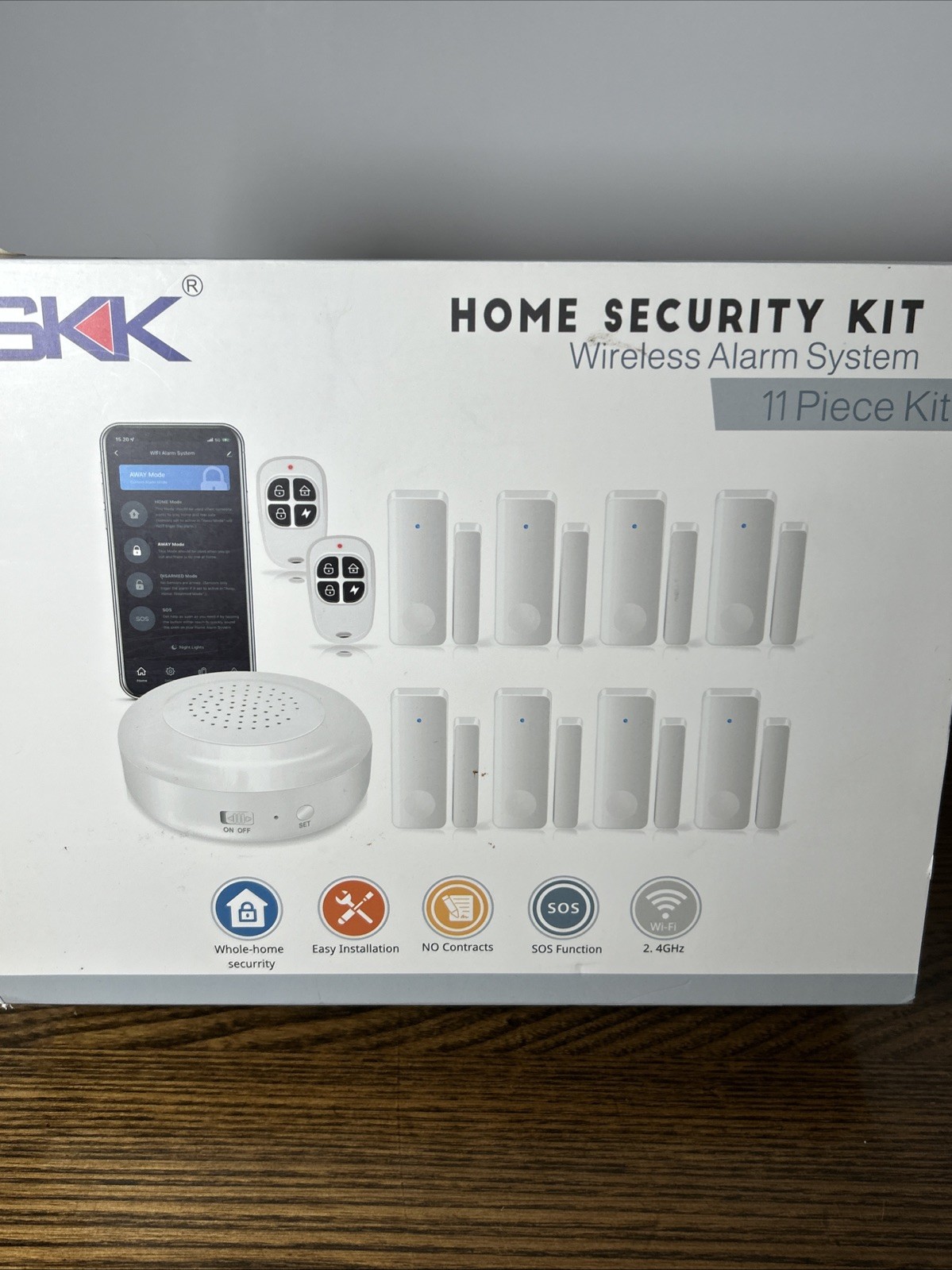 SKK Home Security Kit Wireless Home Security. NEW