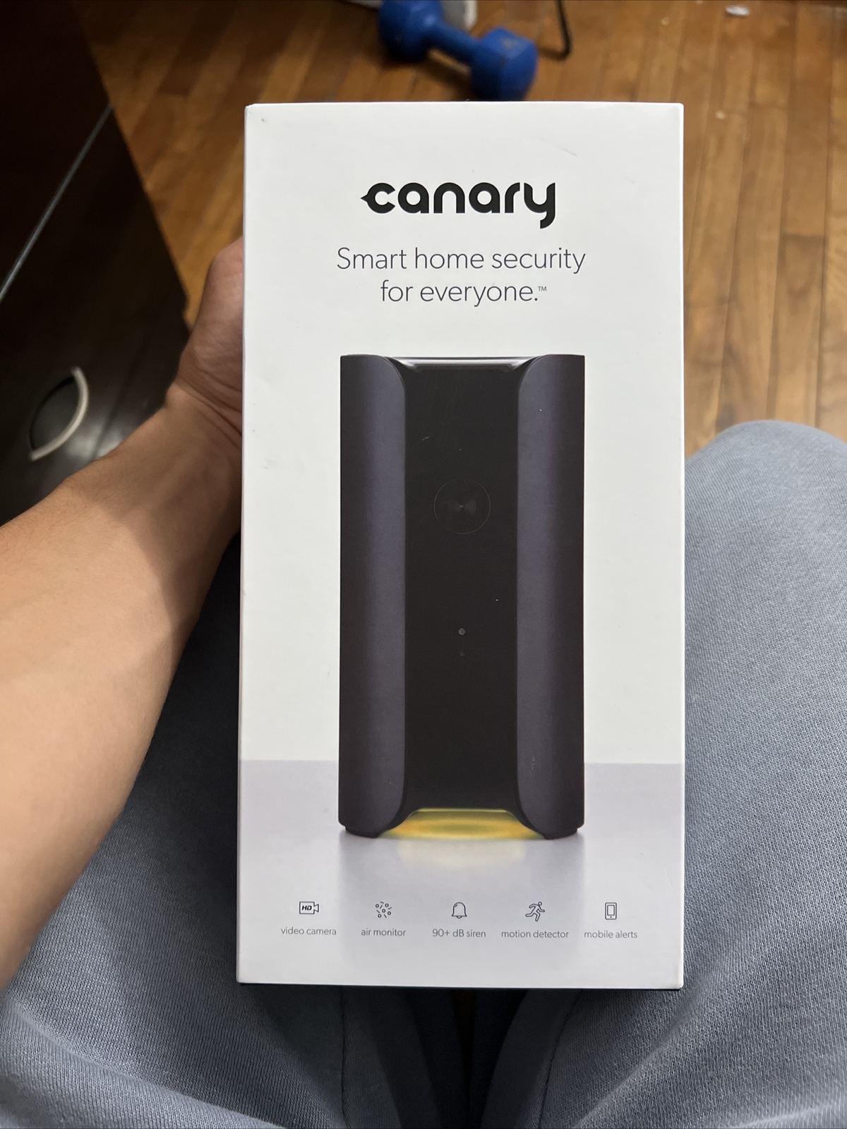 Canary All-in-One Home Security Device – Black
