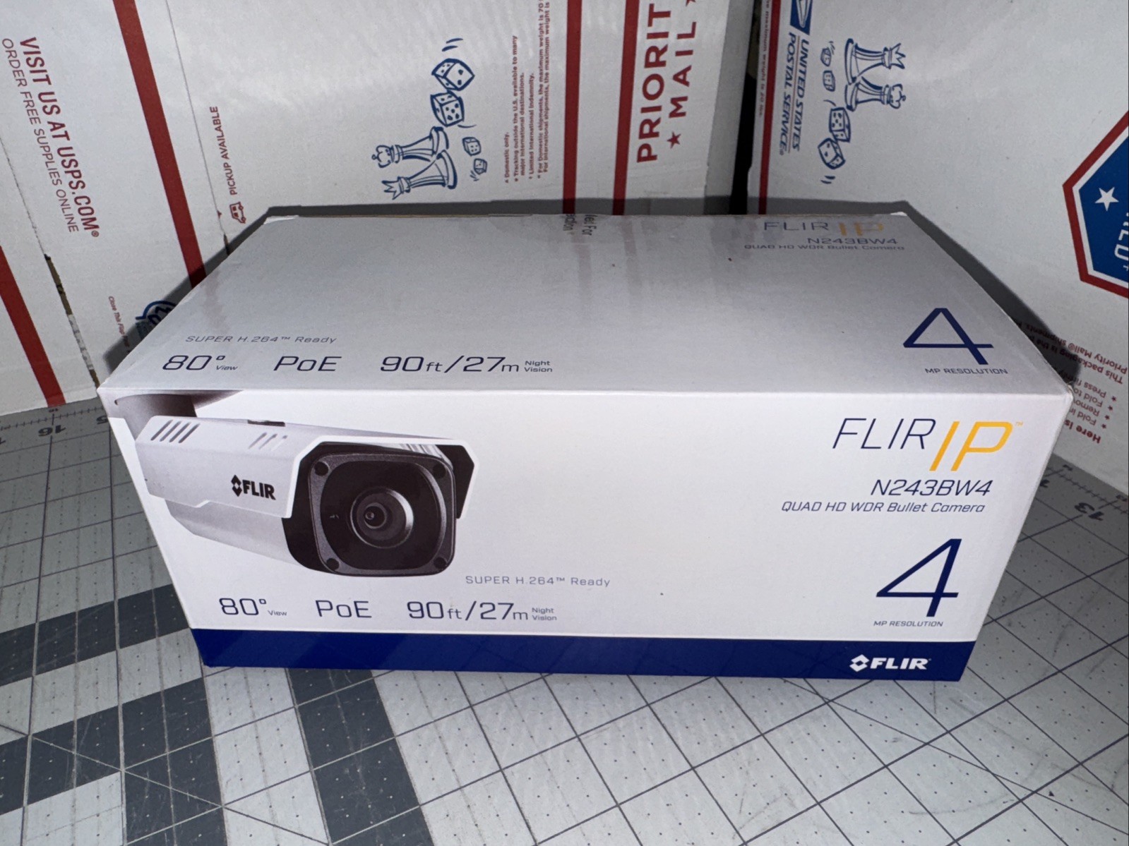 Flir N243BW4 4 Megapixel WDR Mini Bullet Camera 3.6mm Lens