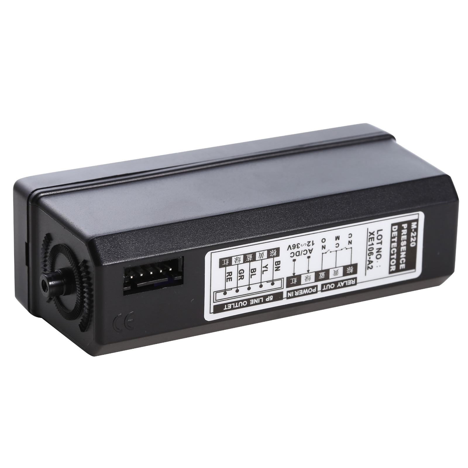 DC/AC 10-36V Infrared Presence Detector Sensor for Auto-door Control System