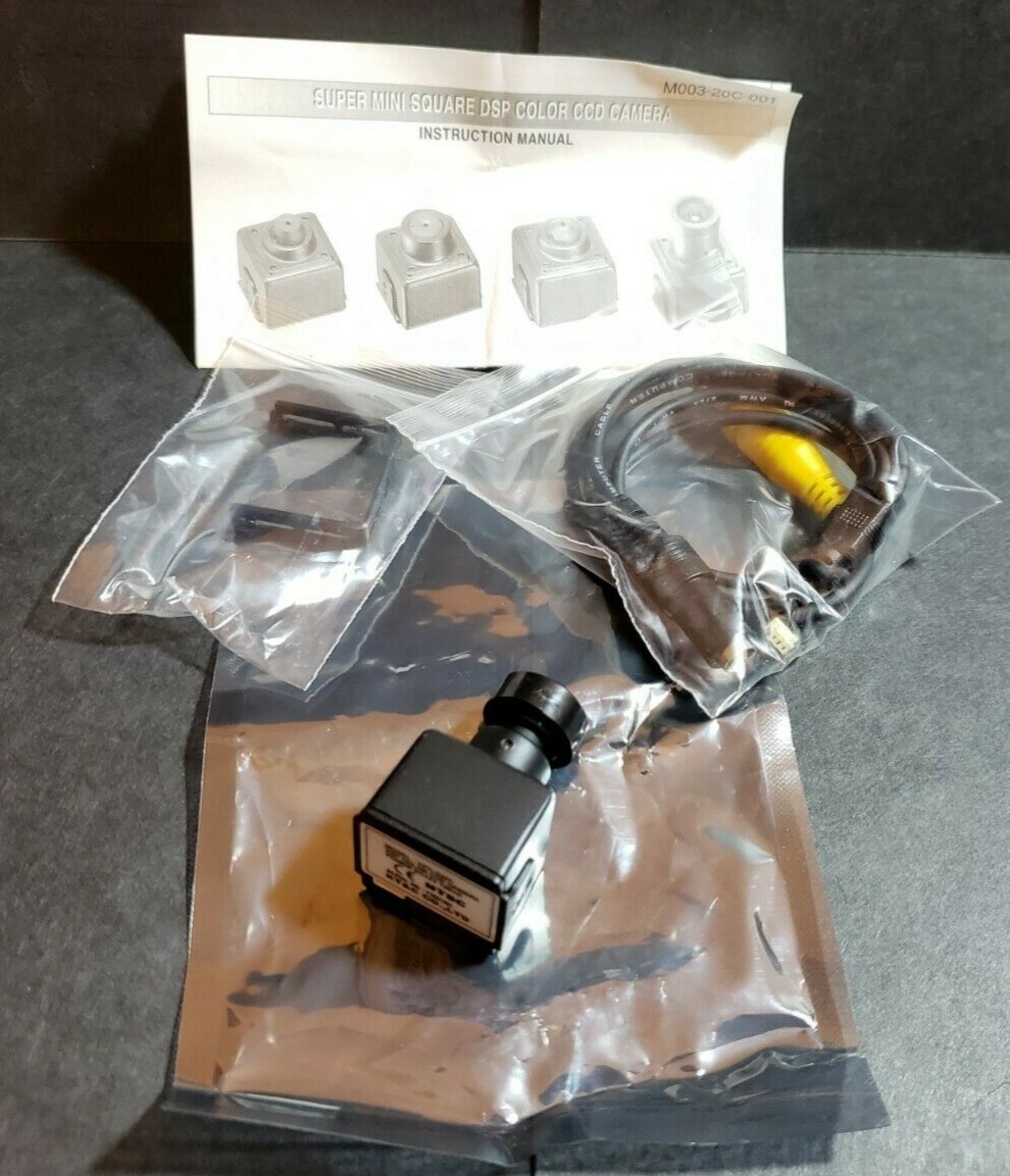 KT&C KPC-S20CB 4.3mm Board Lens Micro Compact Super-Vision CCD Color Camera NEW