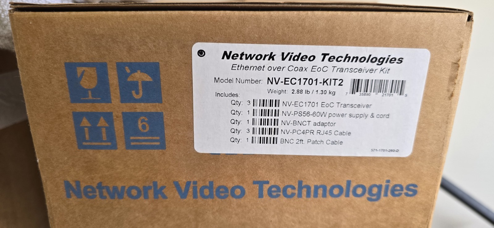 NVT Phybridge NV-Ec1701 Kit2 Ethernet over Coax – EoC