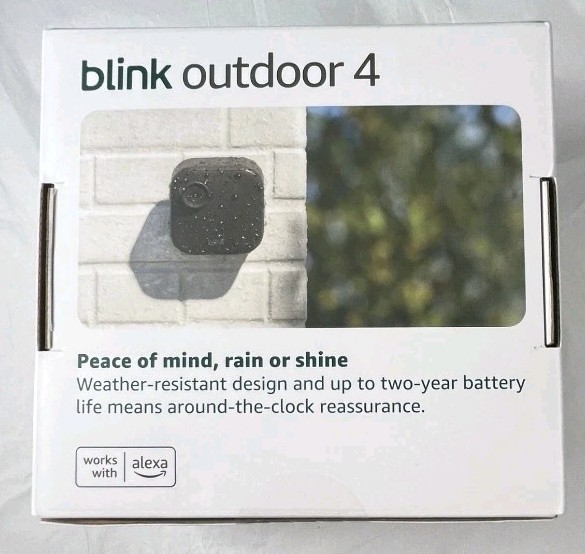 Blink Outdoor 4, (4th Gen 2025) Wireless 3 Camera Security System + Sync Module