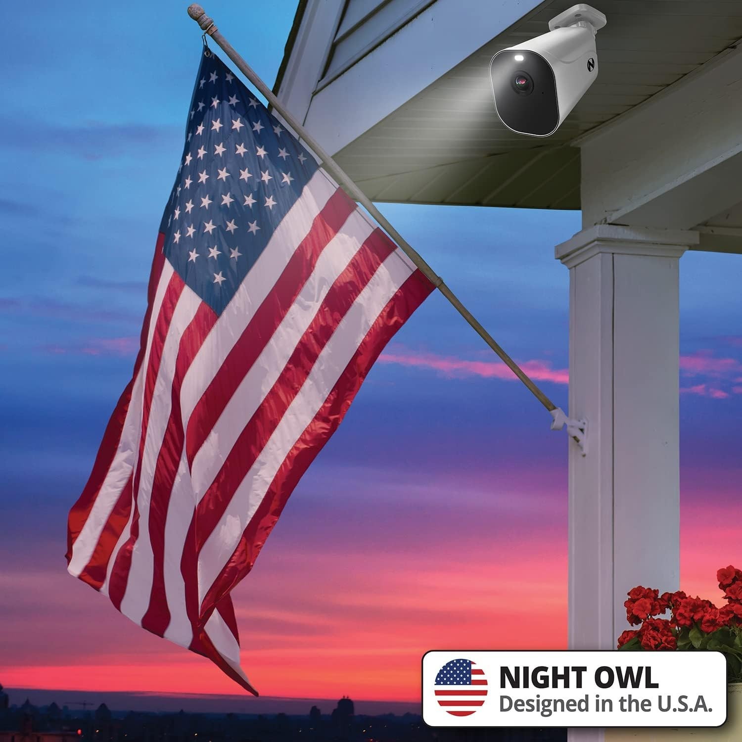 Night Owl 4K Wi-Fi NVR W/1TB Hard Drive & 3 Battery 1080P HD Spotlight Cameras™