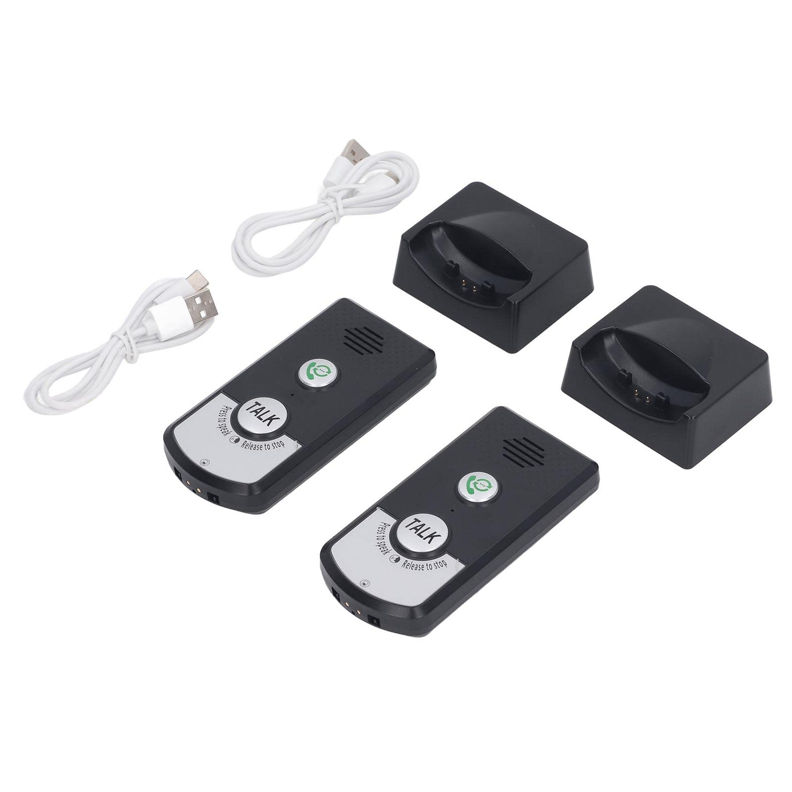 Luqeeg Wireless Intercom Hd Clarity 1000Ft Range Rechargeable 1800Mah Battery