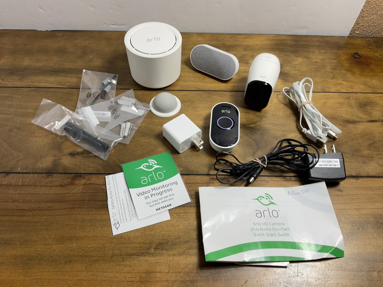 Arlo Smart Home Pro HD Camera Plus Audio Doorbell and Chime System