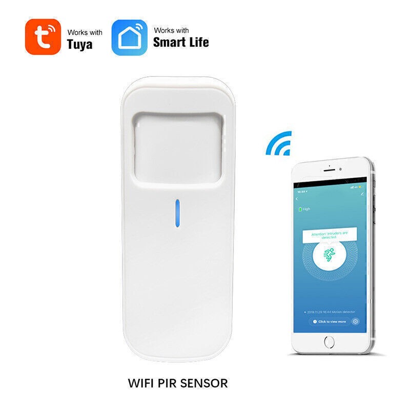 Smart Life WIFI Motion Sensor Passive Infrared Detector Security Burglar Alarm