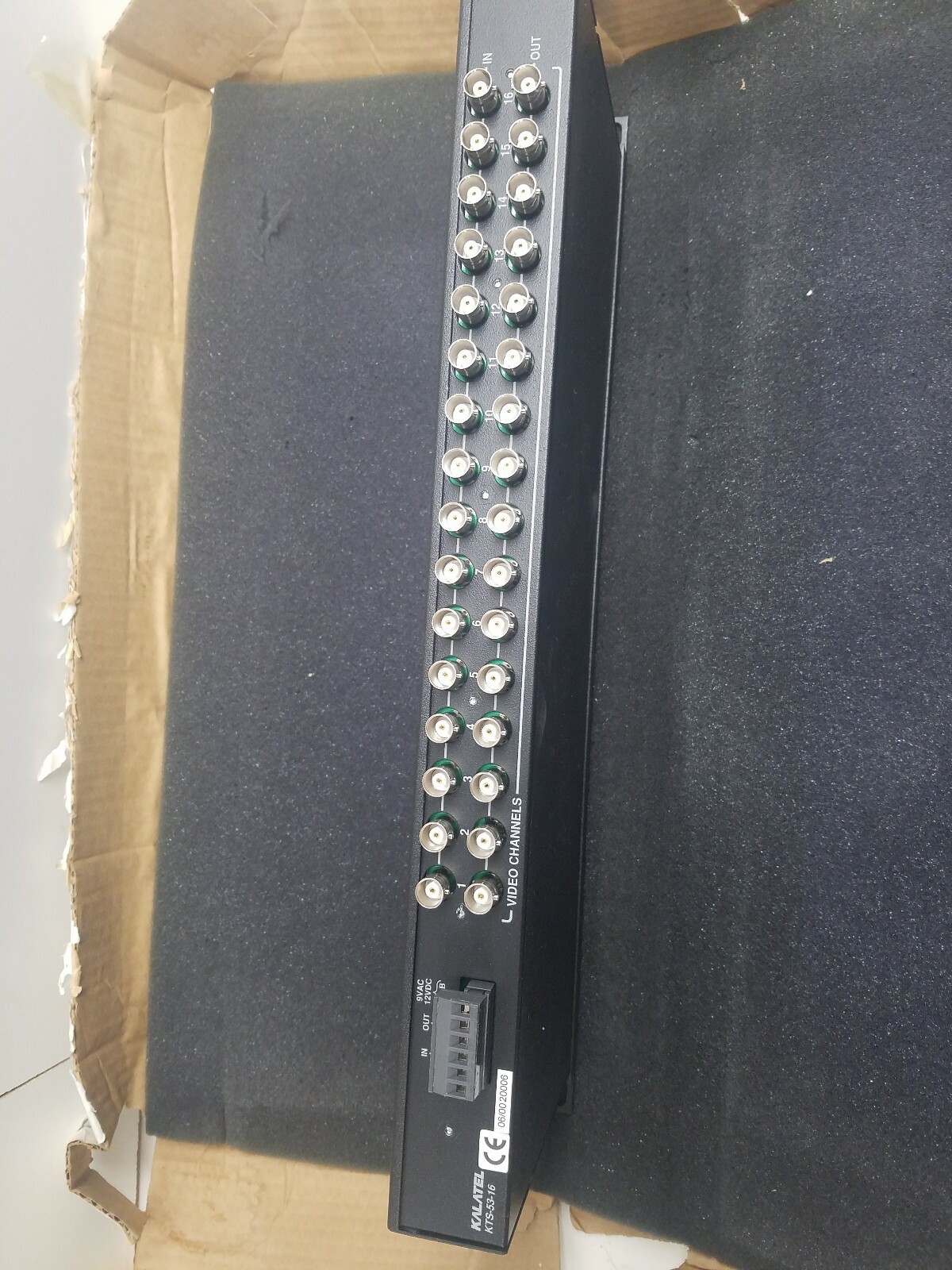 GE Kalatel KTS-53-16 16-Channel Master Time / Date Title Generator (wrs)