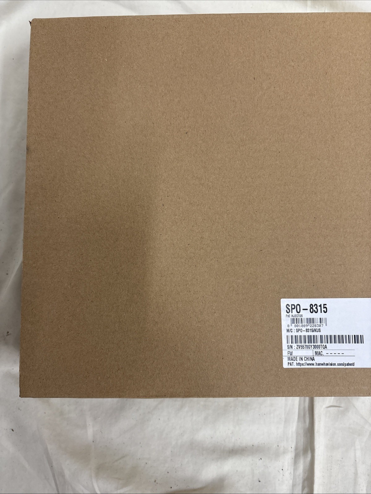 Hanwha Techwin PROCET SPO-8315 83W Fiber PoE Injector