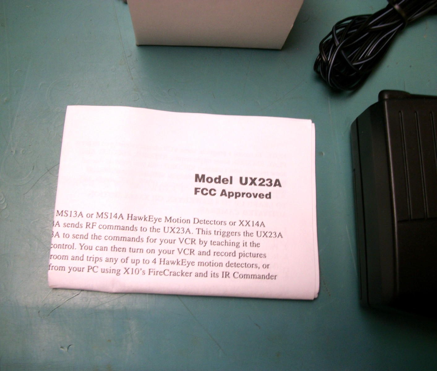 LOT OF 2 – X10.Com UX23A-C Whole House Security Camera VCR Controller NEW OpenBx