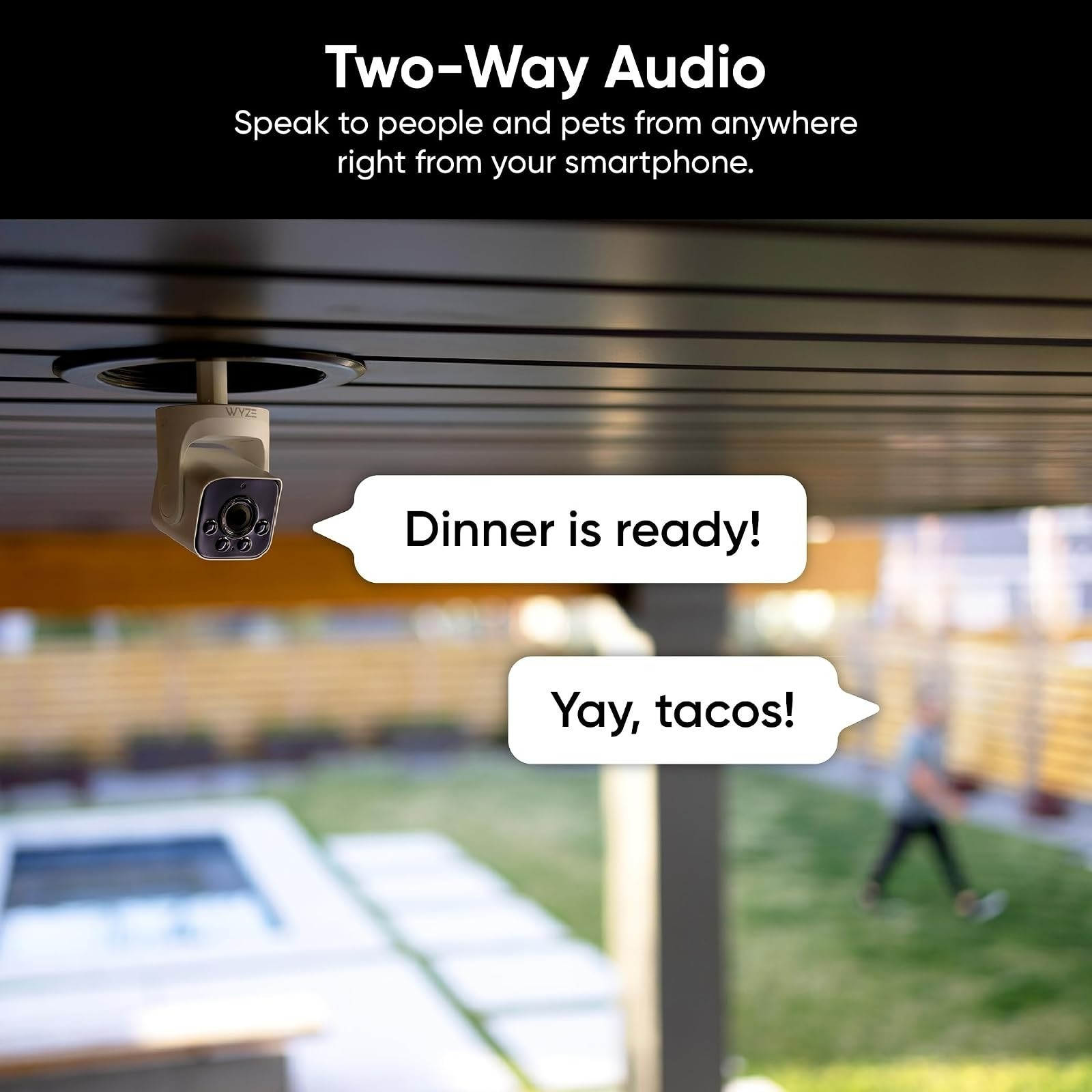 WYZE Bulb Cam Security Camera 2K HD Outdoor Light Bulb Camera