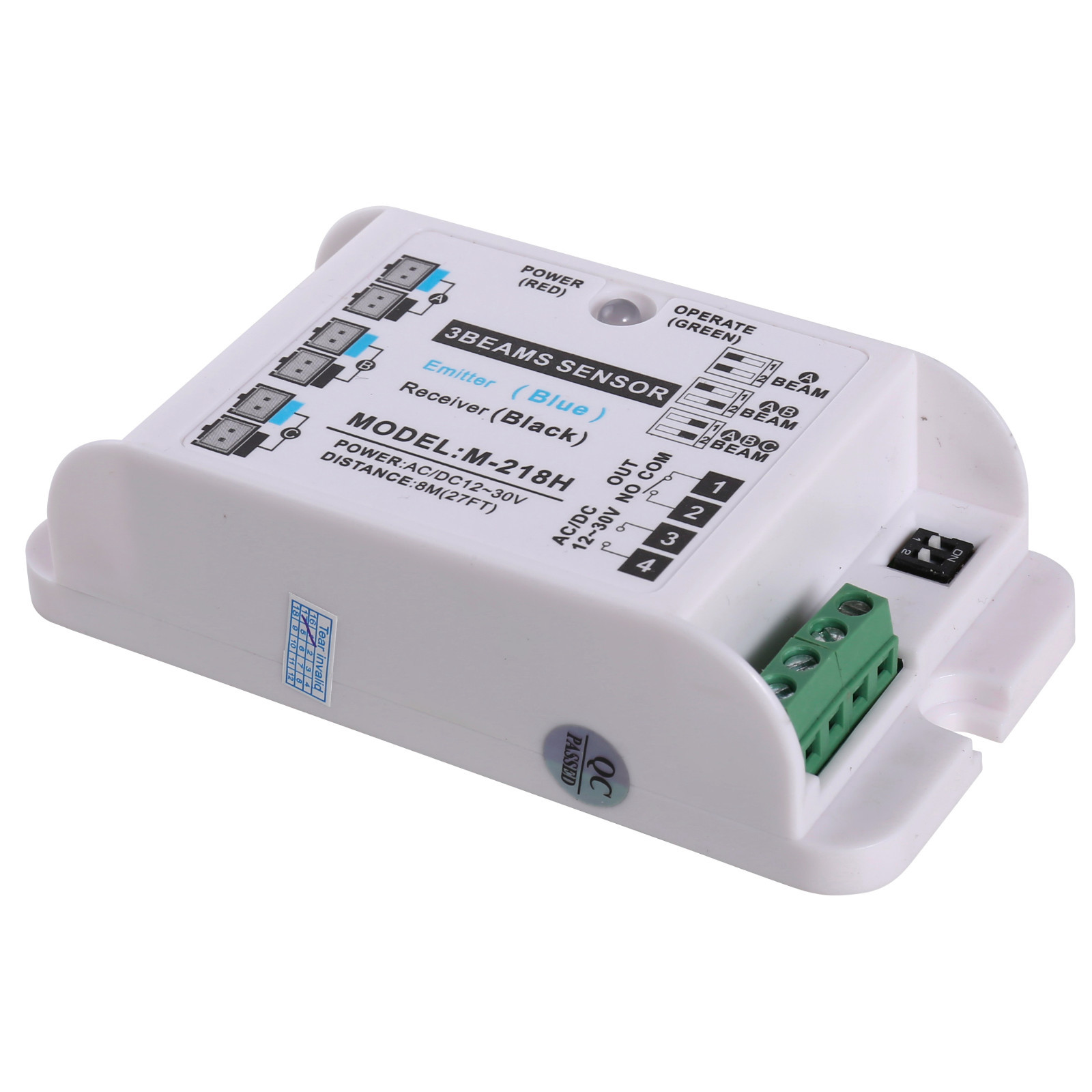 Three Beams Photoelectric Sensor Detector Beam 8m/27FT Distance For Auto-Door