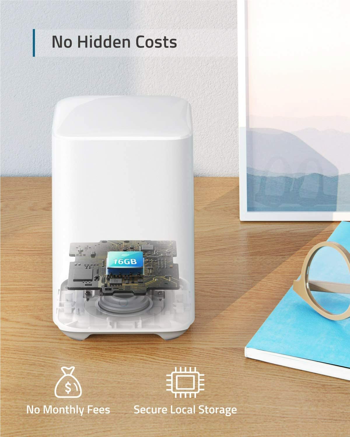 eufy Security Smart Wireless System w/Alexa 1080P Battery Camera eufyCam 2C Kit