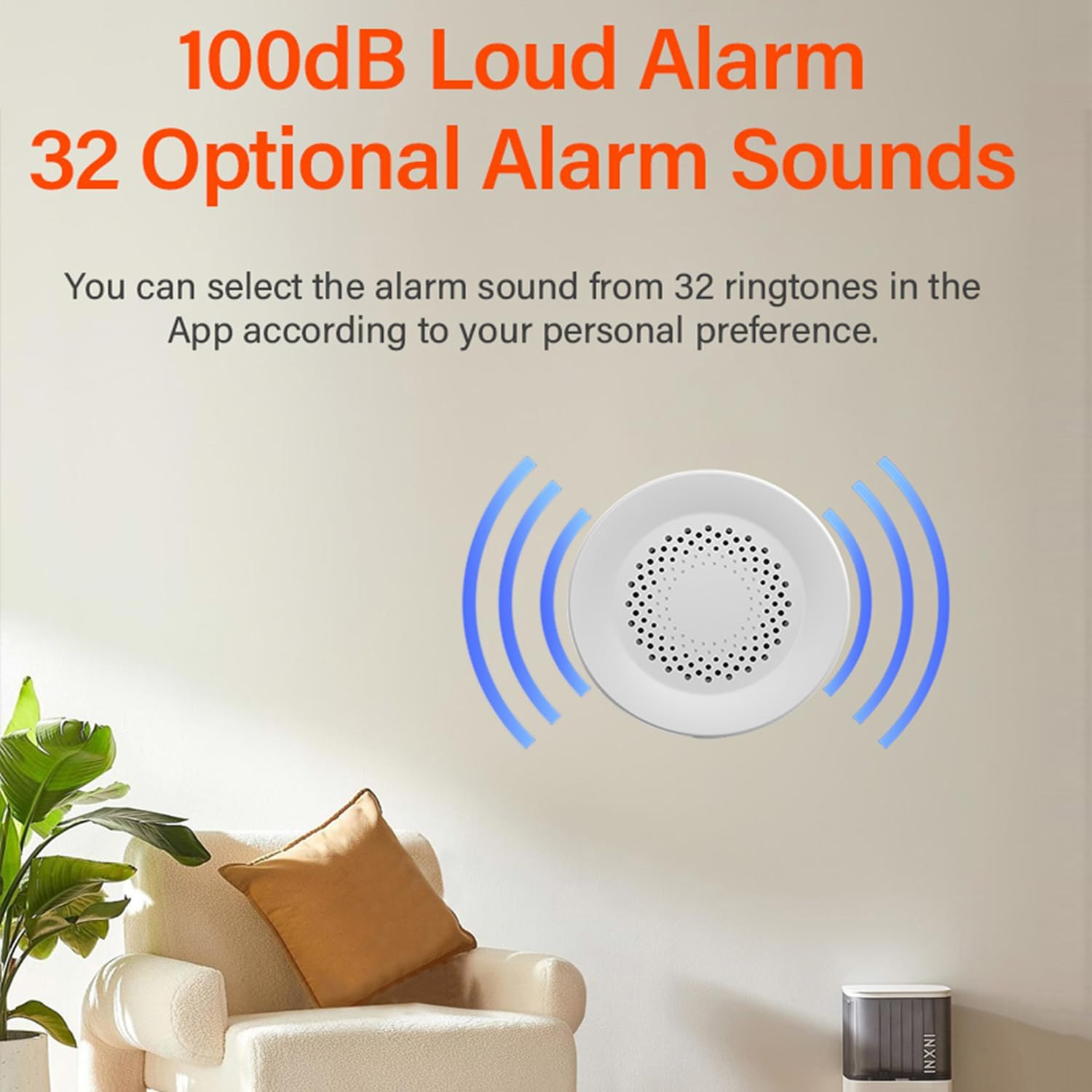 Wifi Siren Alarm: Wireless Burglar Alarm for Home Security and Smart Home Automa