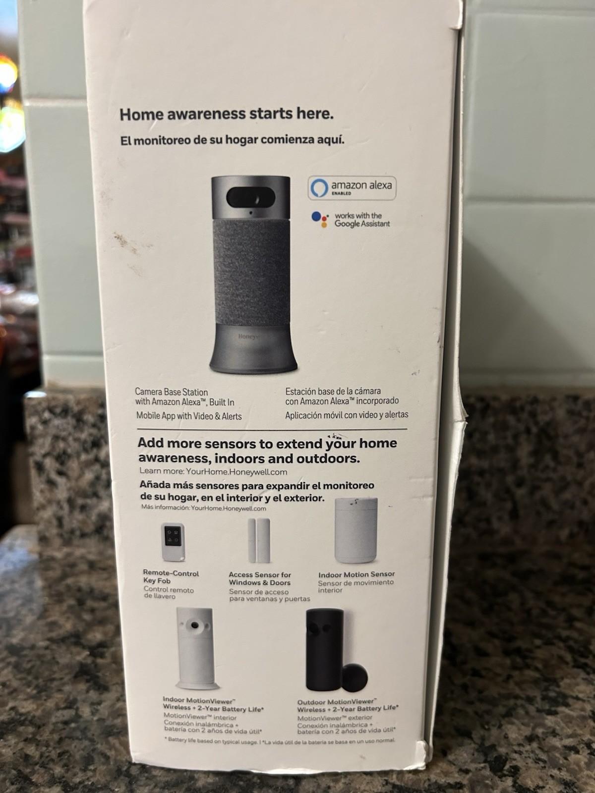 Honeywell Home RCHS5200WF Smart Home Security Camera Base Station