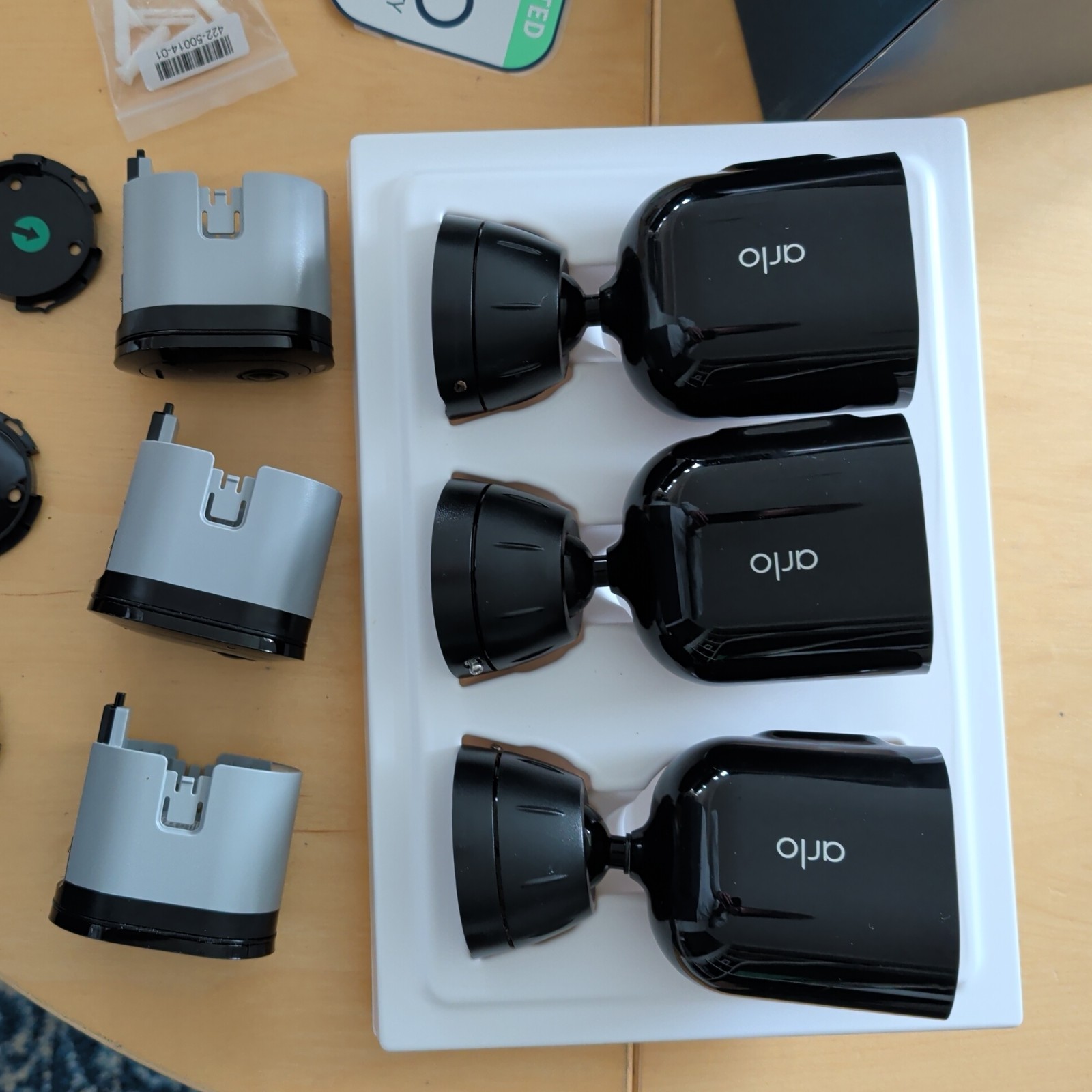 Arlo Pro 4 Spotlight Camera 3 Pack Wireless Security 2K Video & HDR VMC4350P
