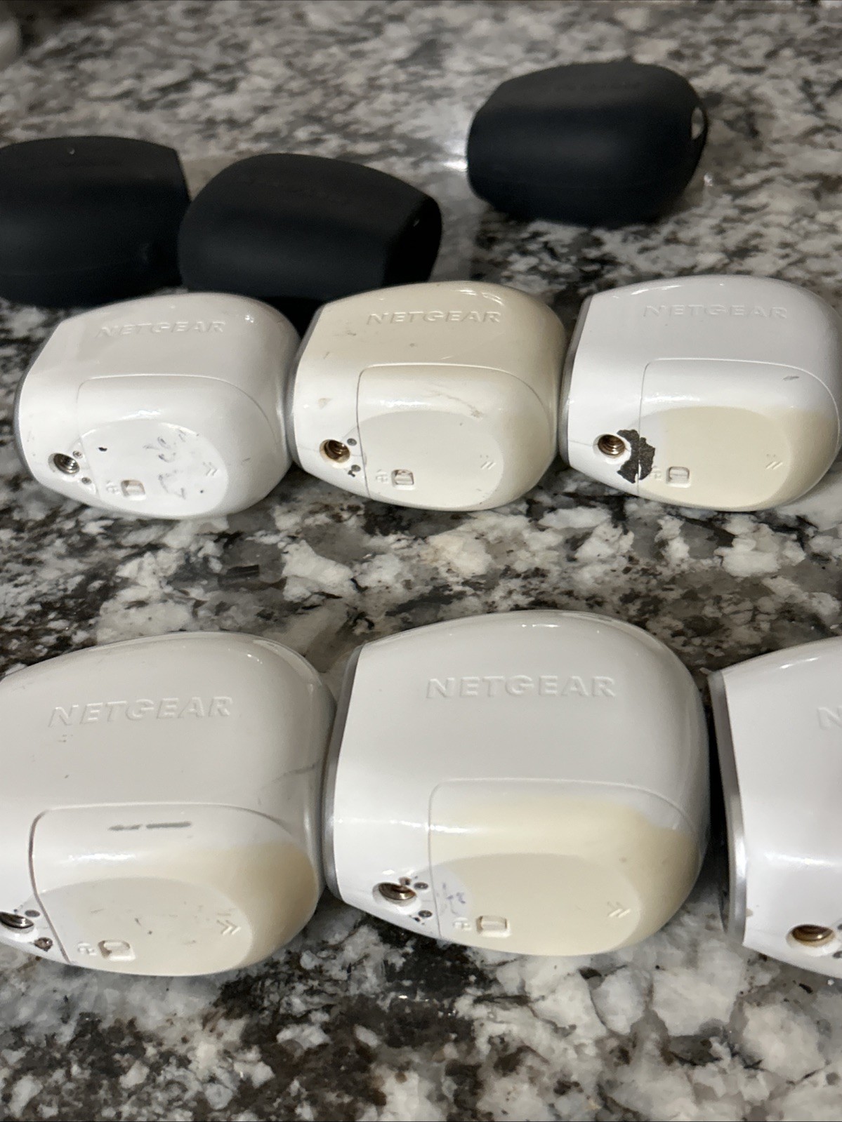 Netgear Arlo VMC3030 Add-on HD In/ Outdoor Security Cameras /UNTESTED /LOT 6 +