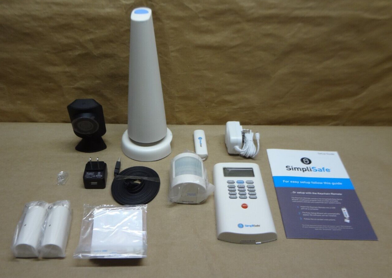 SimpliSafe 7 Piece Wireless Home Security System Open Box Smart Alarm