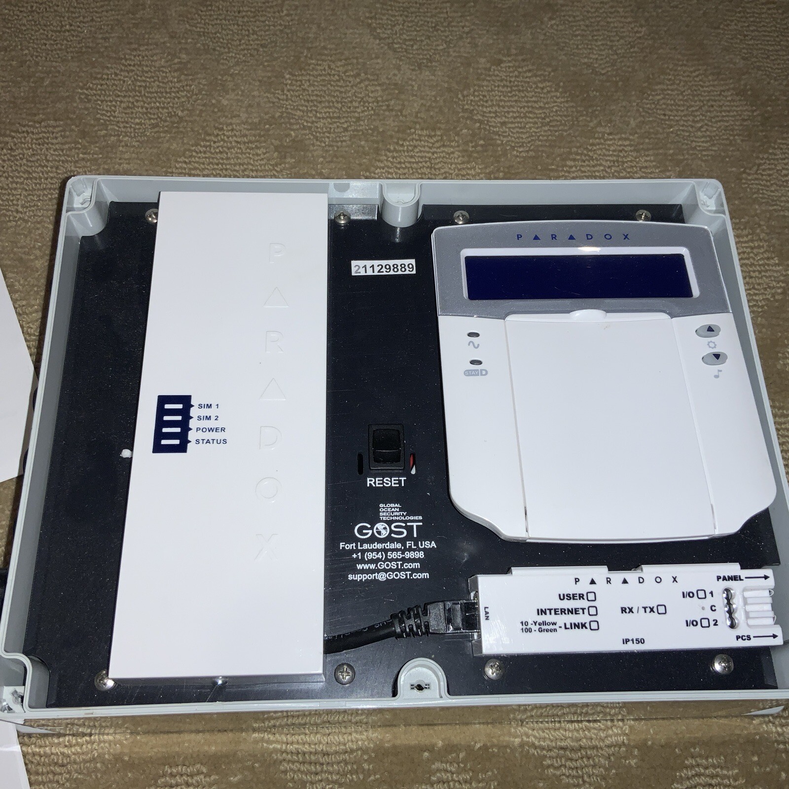 GLOBAL OCEAN SECURITY TECHNOLOGIES – GOST UNIVERSAL CONTROL PANEL with PAPERWORK