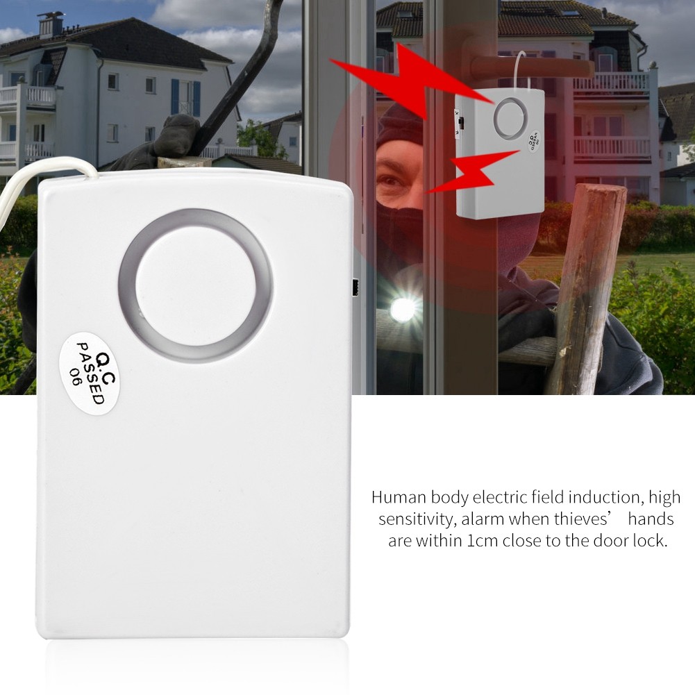 ˜120dB Touch Sensor Security Alarm Home Travel Door Window Burglar Alert HBA Fit