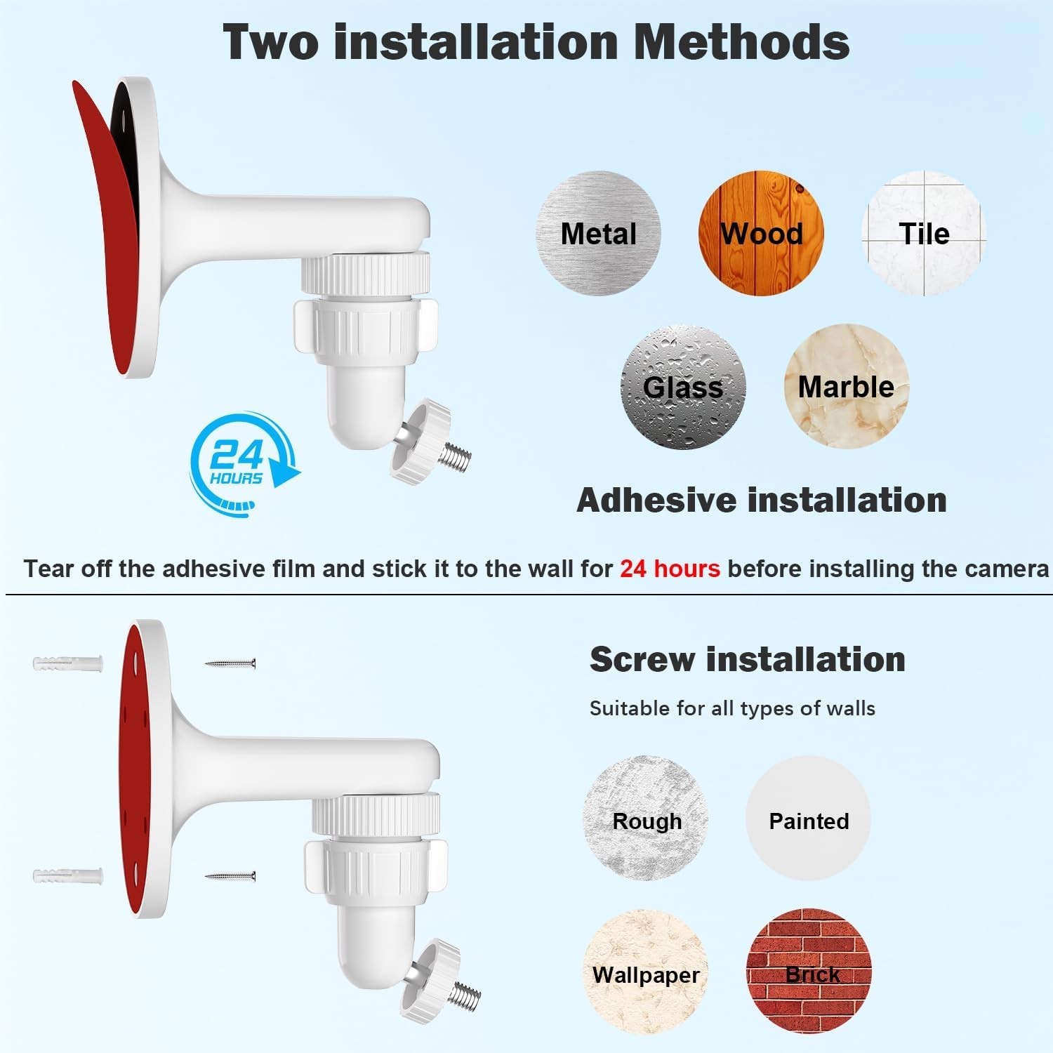 2Pack Adjustable Wall Mount for Arlo Pro, Arlo Pro 2/3/4, Arlo Ultra & Essential