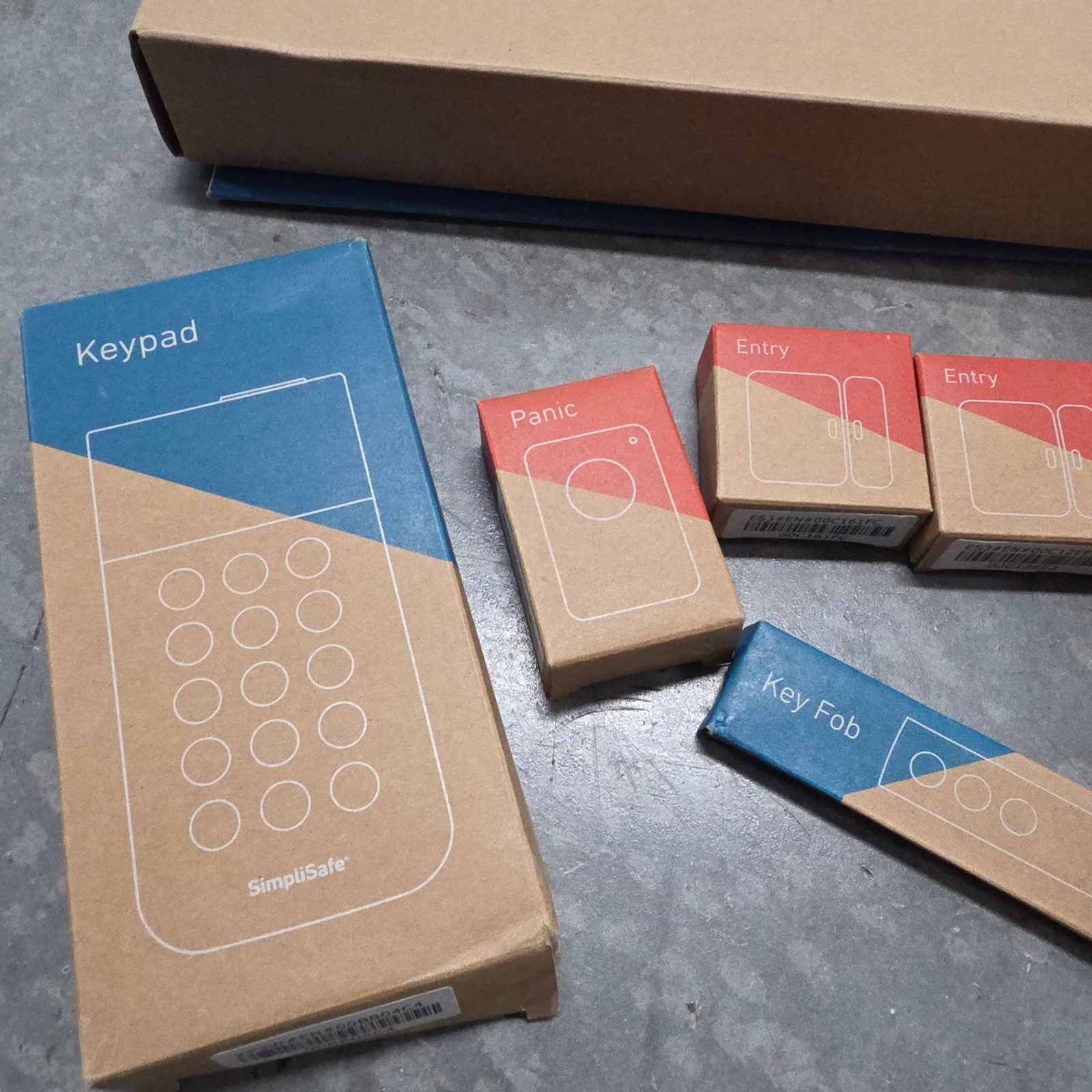 SimpliSafe Home Security System Lot Entry Cam Motion/Entry Sensor Keypad 10pc