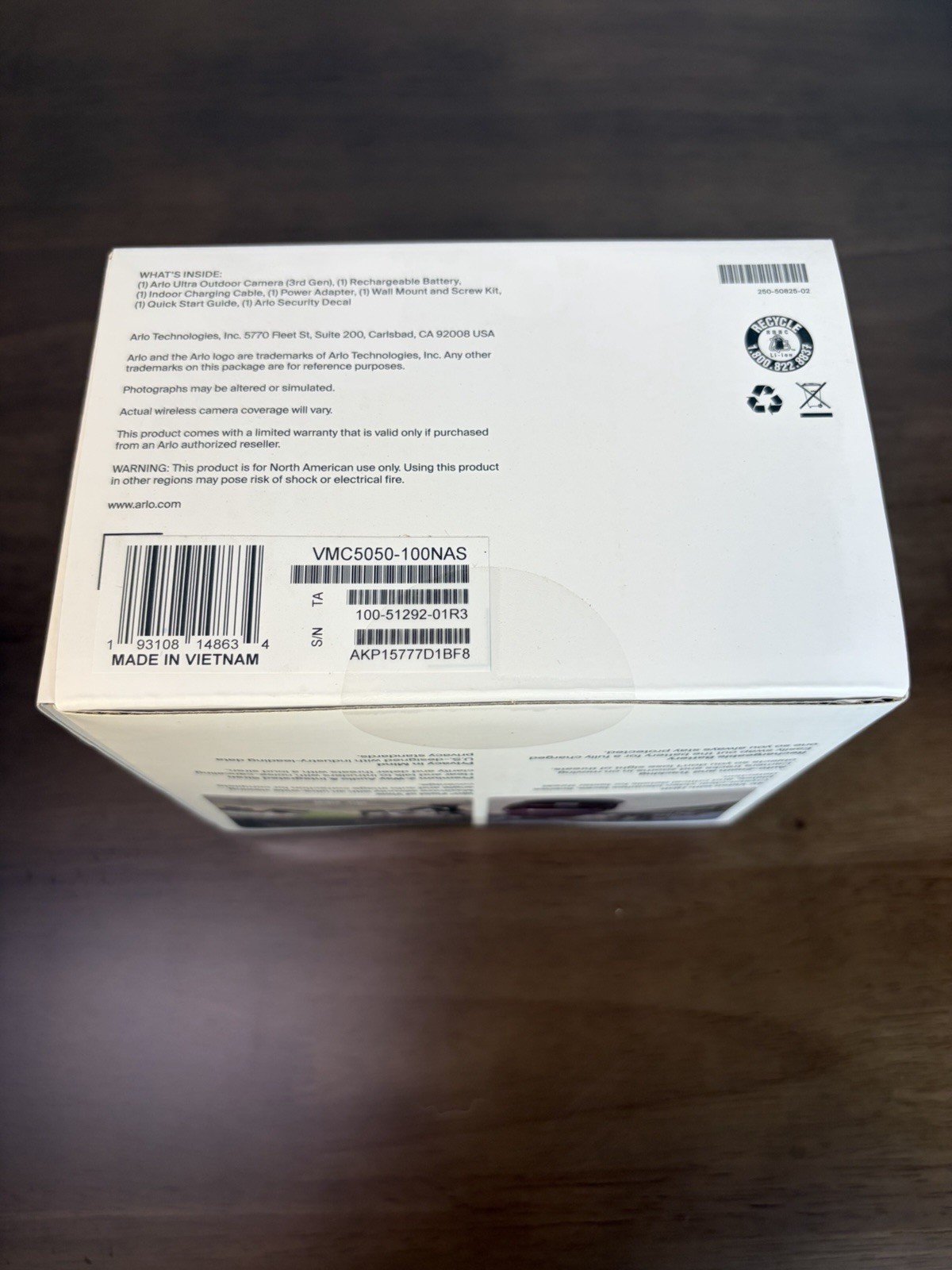 Arlo Ultra Add-On Security Camera 4K HDR 3rd Gen 2025 Wireless Outdoor *SEALED*
