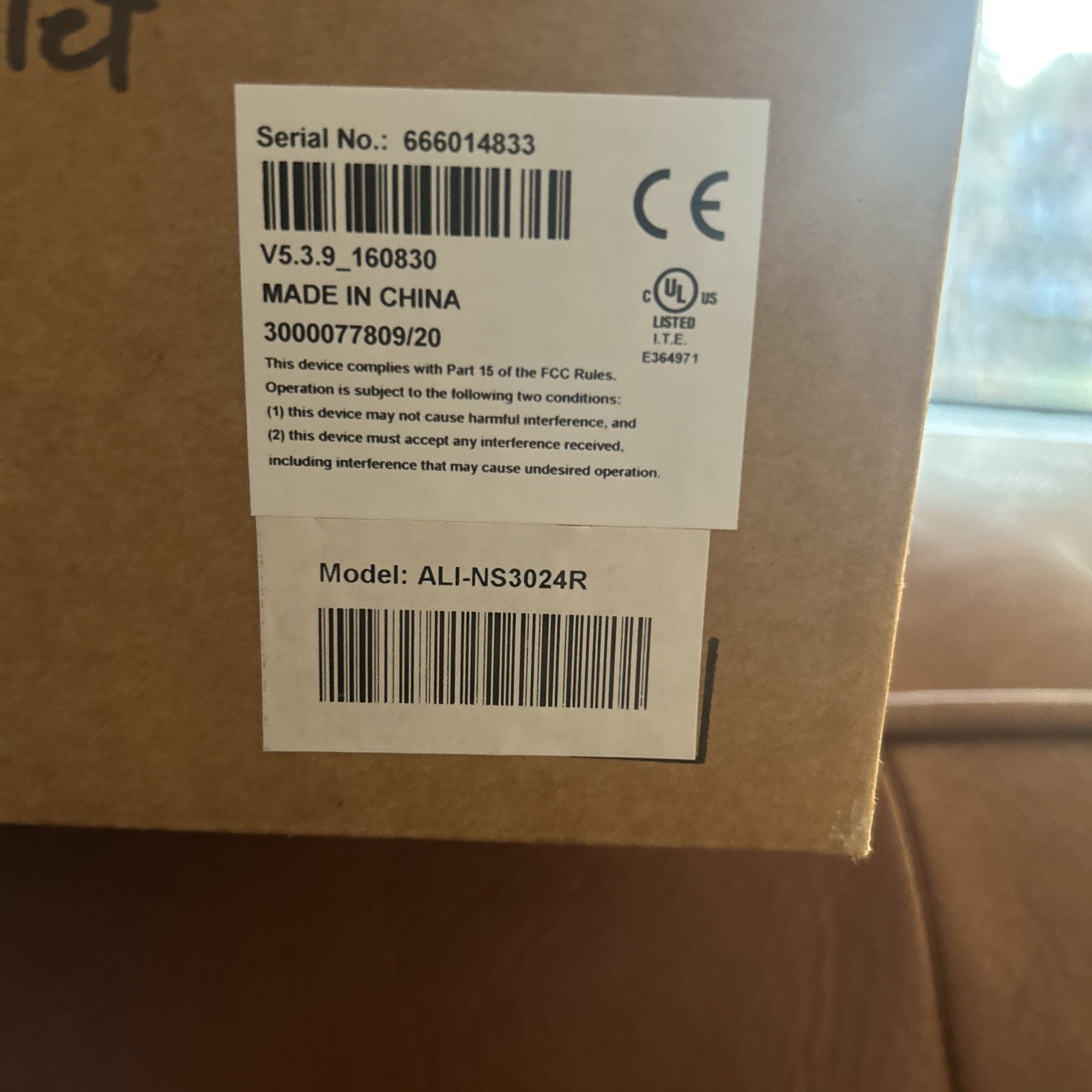 alibi 4mp id bullet camra ALI–NS3024R