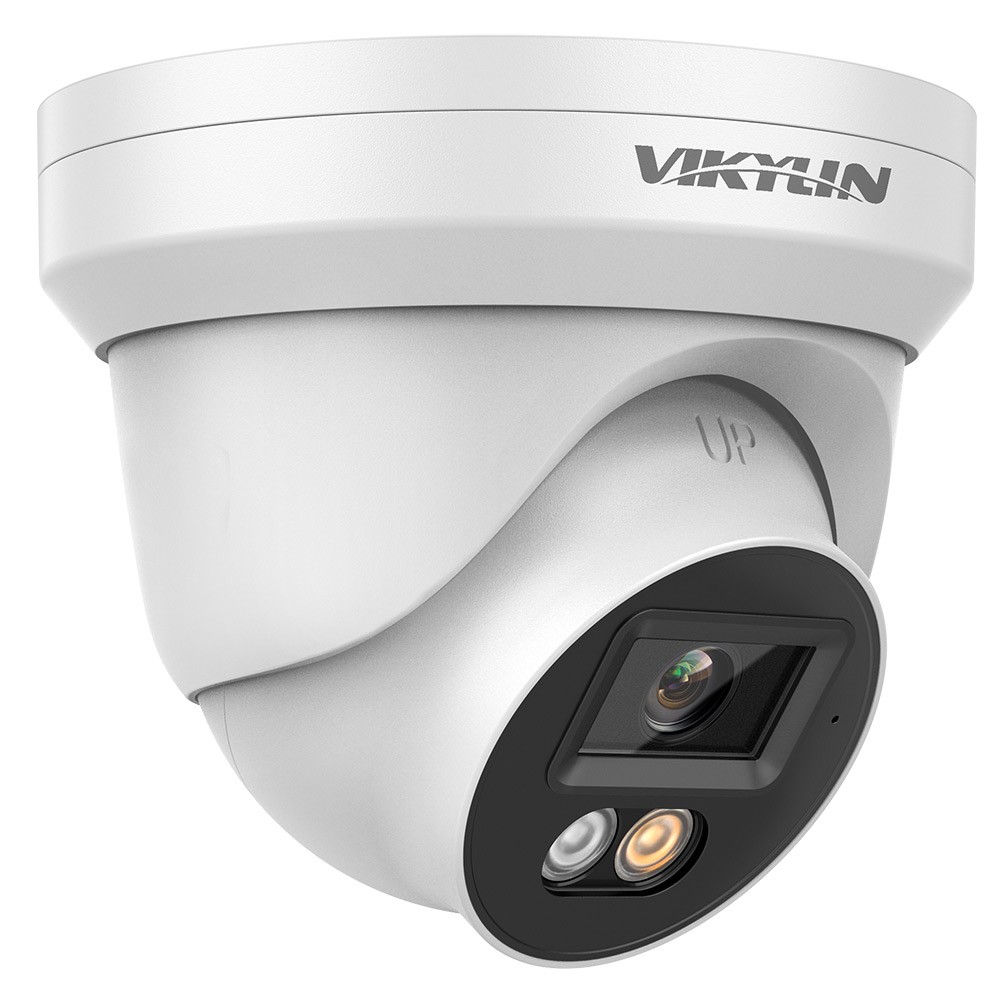 Vikylin 8ch CCTV System 5MP Camera Full Color IR Audio Outdoor 4k 8 POE NVR Lot