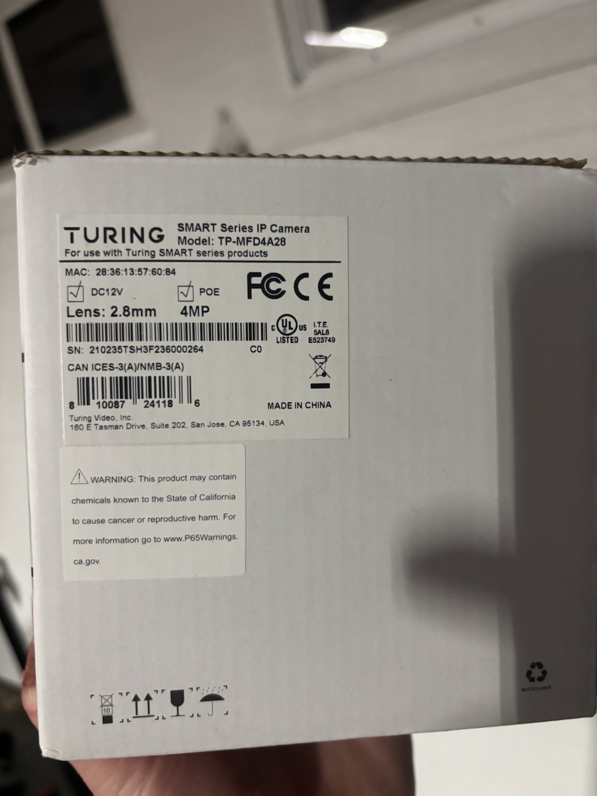 Turing Smart Series Lot- 8-Channel NVR ( No Bridge/cords) + Dome Camera+ 4MP PTZ