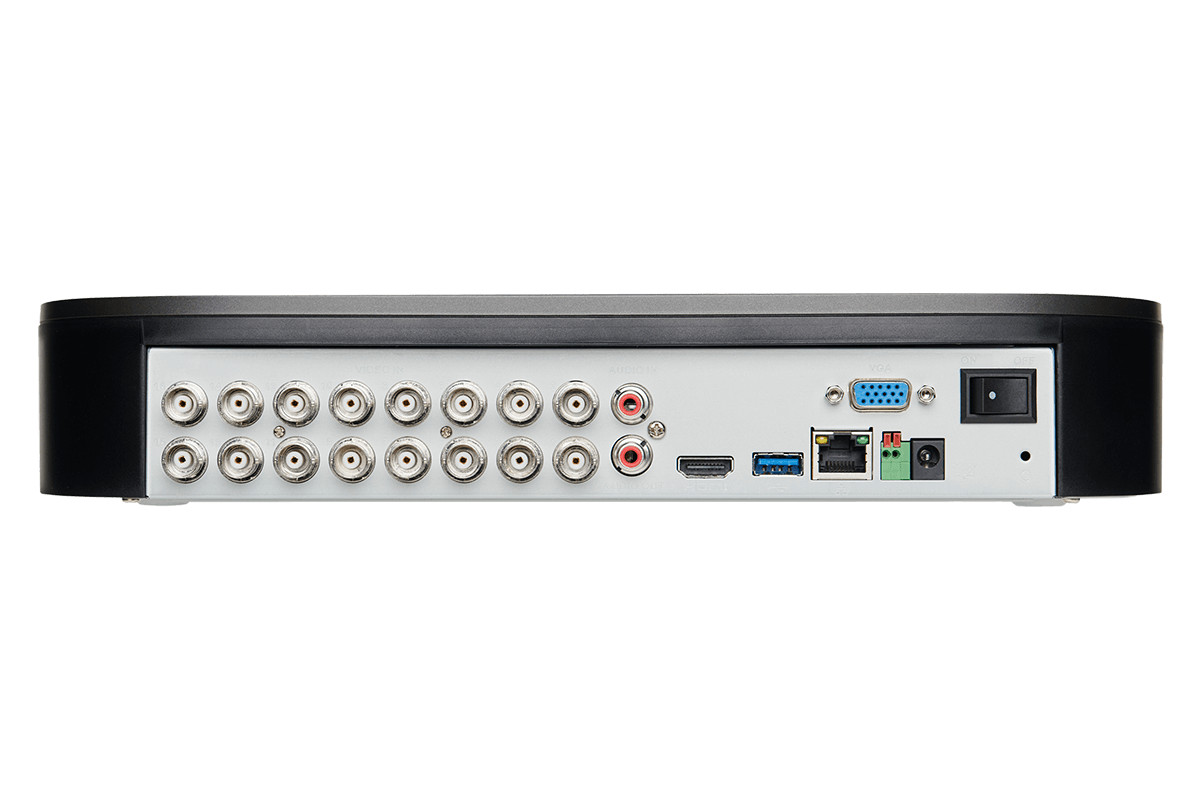 LOREX D441A62B 16 Channel 1080p (2MP) Analog HD 2TB Security System DVR Black?