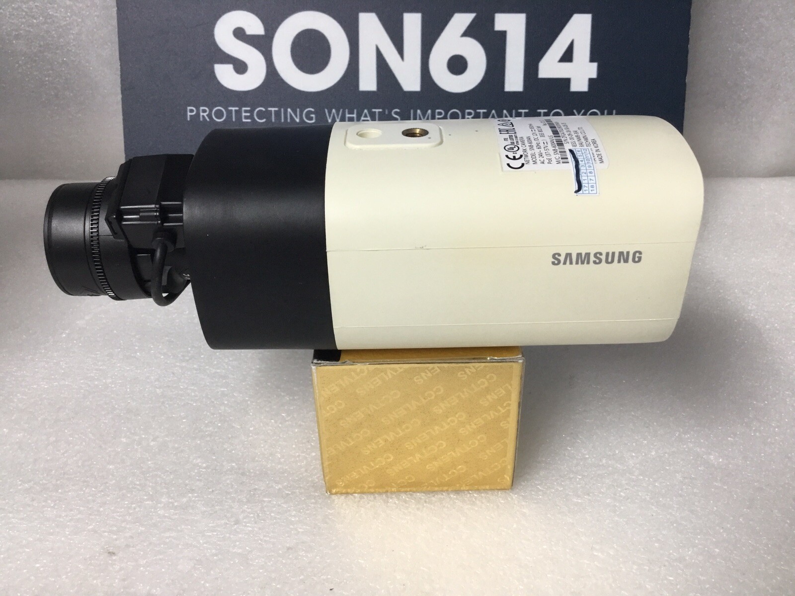 Samsung SNB-6004N 2MP HD 1080p IP WDR Security Color Camera W/ 2.8-12mm TESTED!