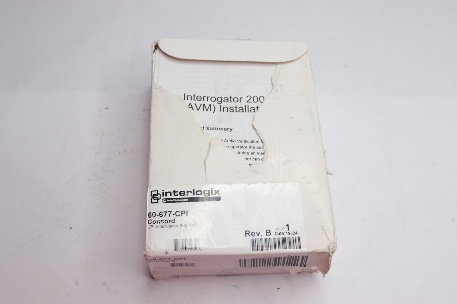 Interlogix Concord CPI Interrogator 60-677-CPI
