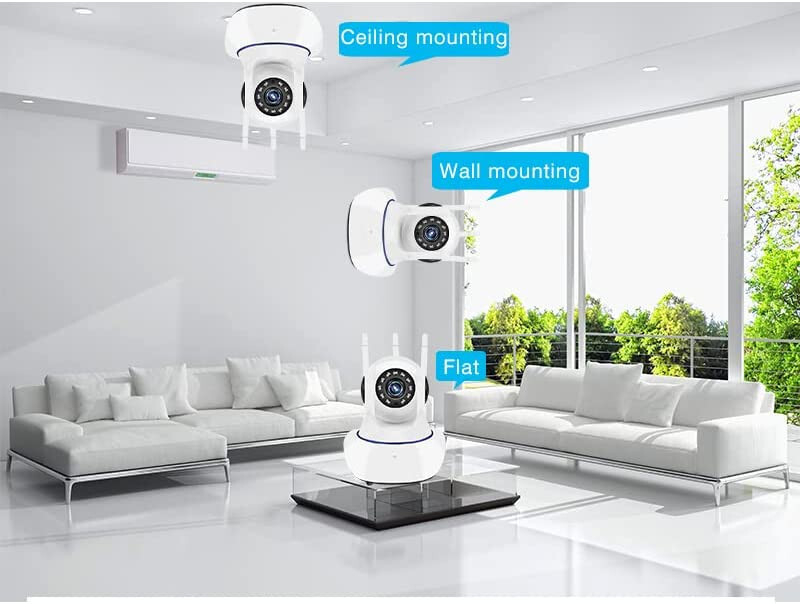WiFi IP Camera – Pan Tilt Daycare Caregiver Watch Live On Your Smartphone or PC