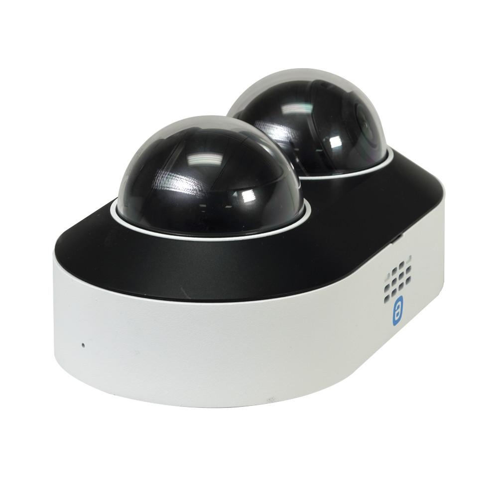 Epcom XDD41-GEN3 Camera IP Double Dome 4MP 2.8mm Lenses IR 98ft IK10 Mic