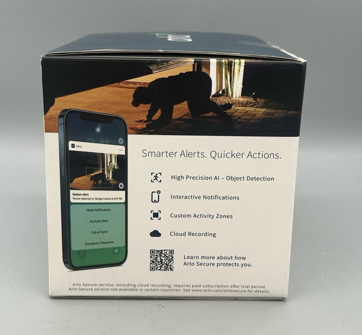 ARLO Essential Indoor Camera (VMC2040B-100NAS) – Black – Sealed