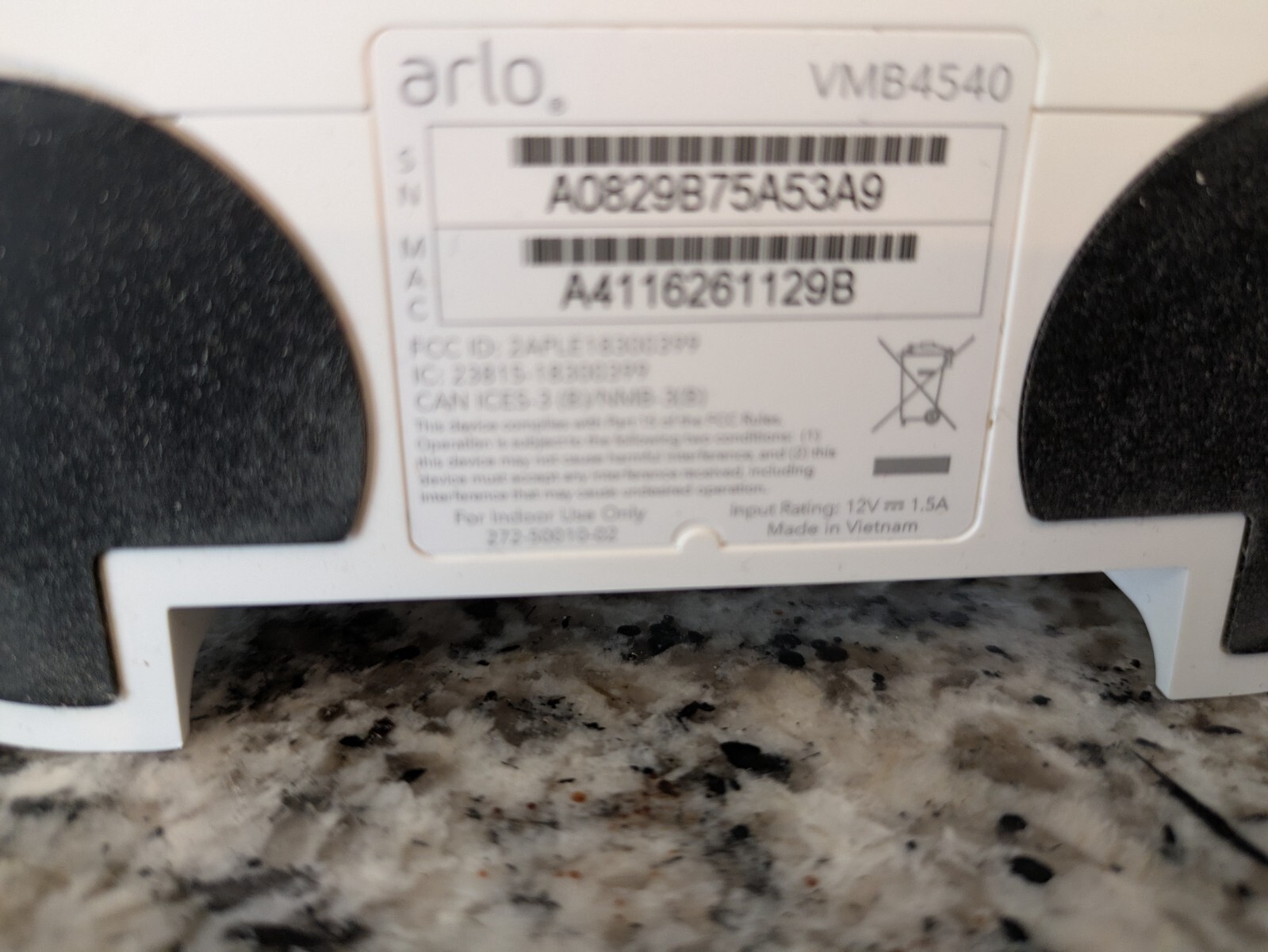 arlo base station vmb4540
