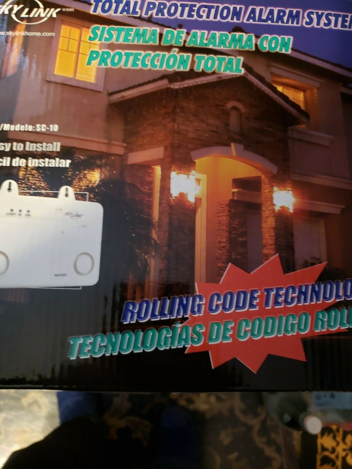 Wireless Security Alarm System w/ Control Panel, 4-Zone System, **NEW**